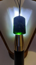 Pounamu Toki – Hand-Carved New Zealand Greenstone Adze 0009