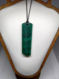Goodletite – New Zealand Ruby Rock Hand Carved Pendant 0051