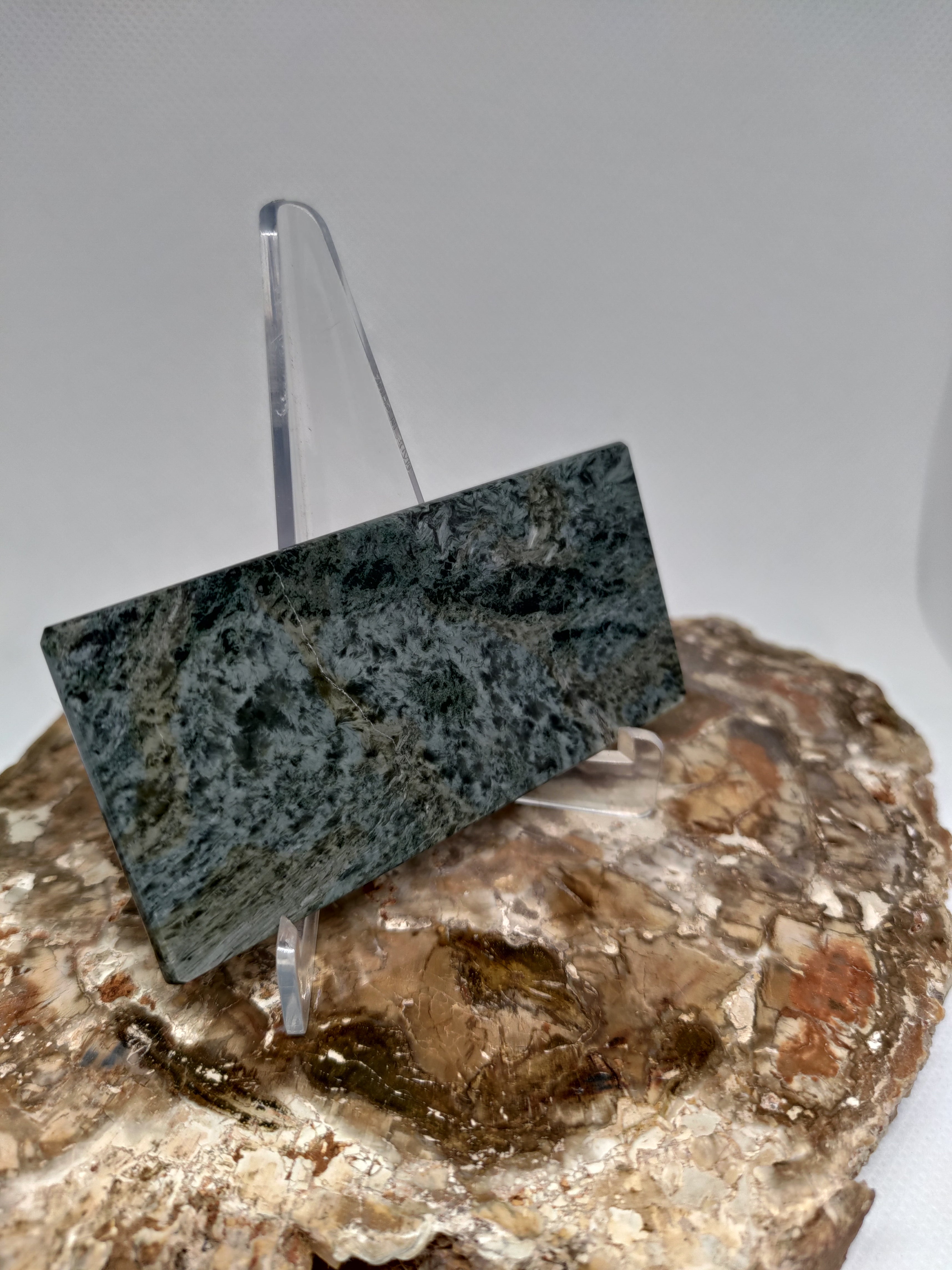 New Zealand Blue/Grey Diopside Display Slab (Large) Ref 0054