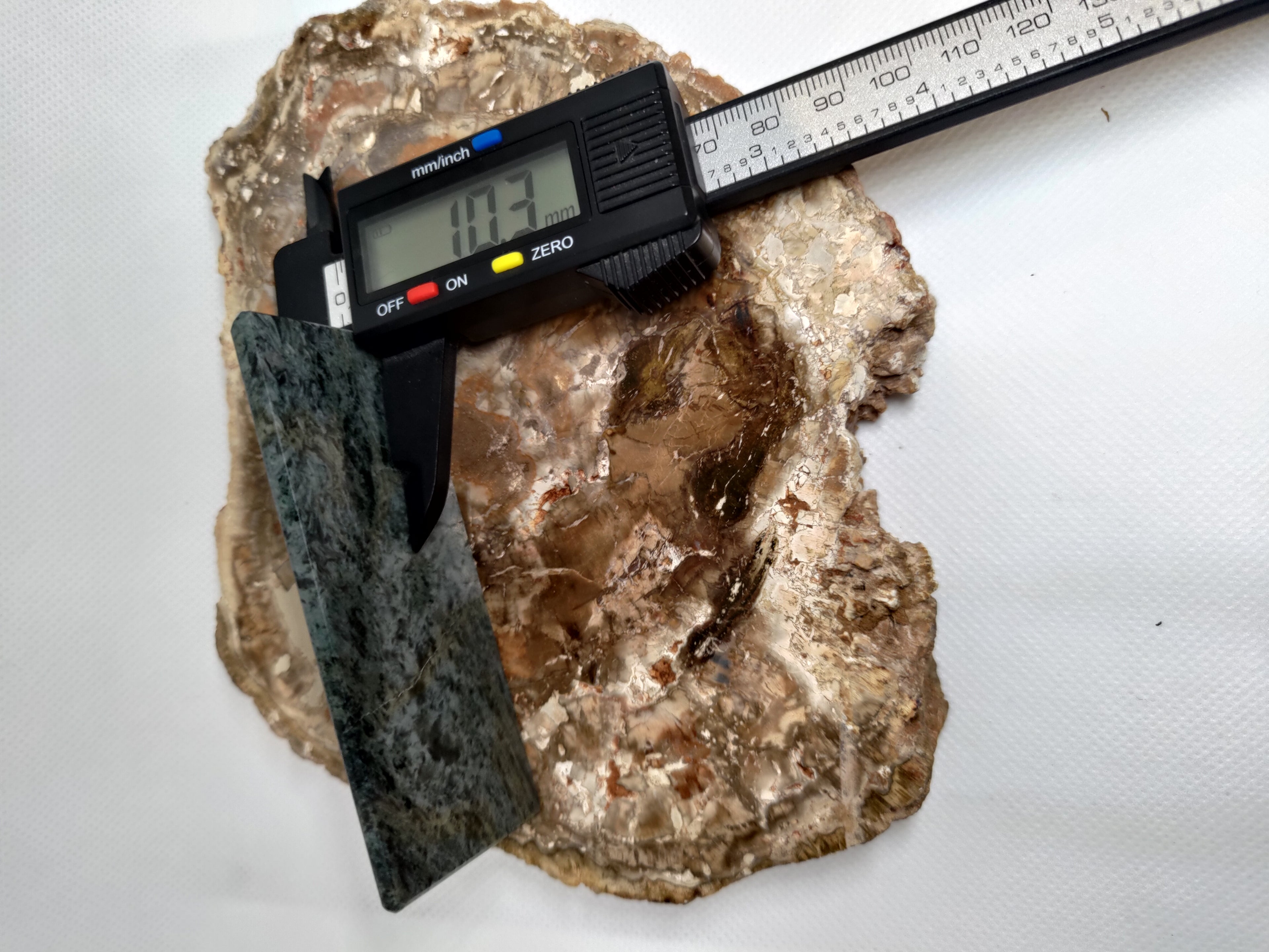 New Zealand Blue/Grey Diopside Display Slab (Large) Ref 0054
