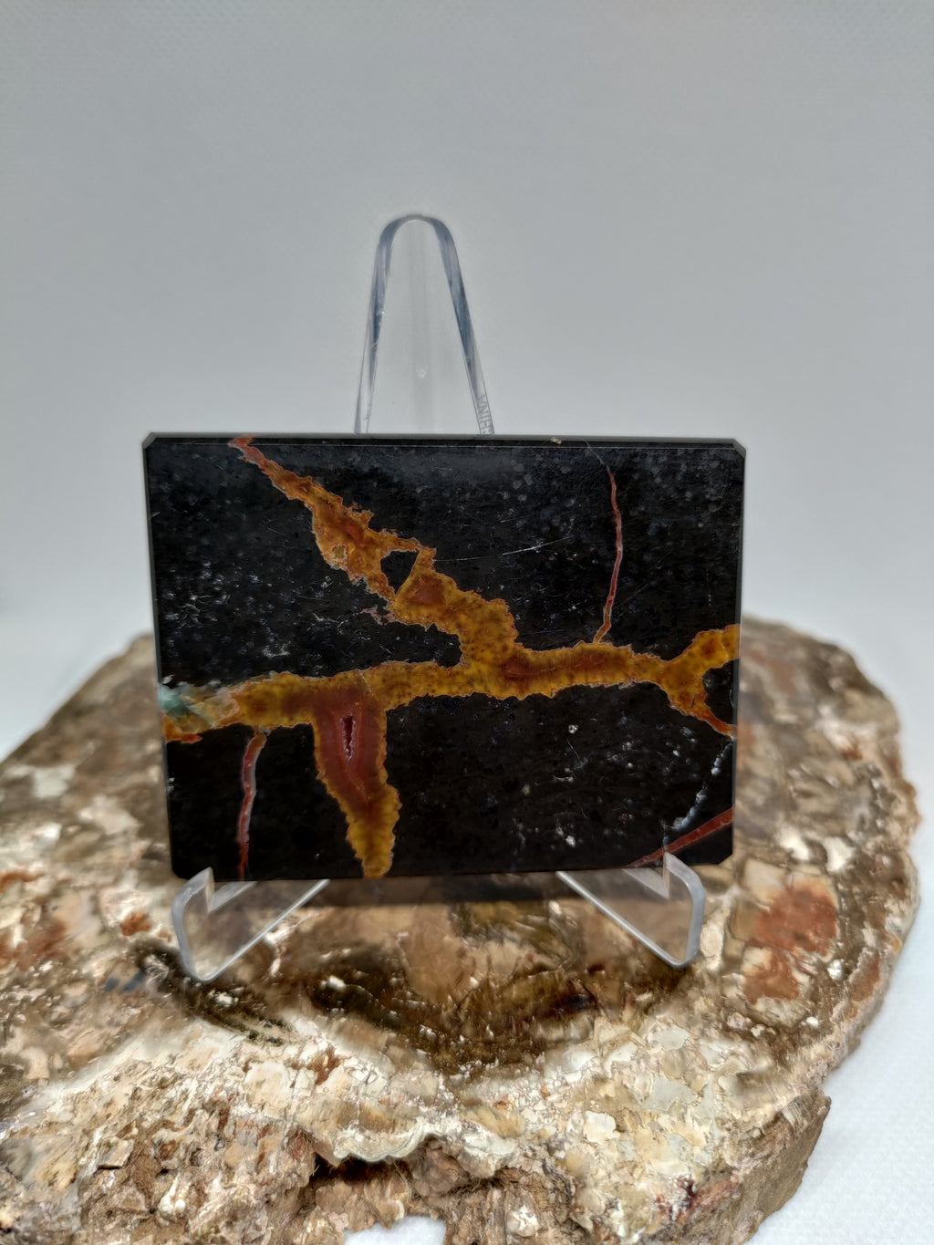 New Zealand Thunder Egg Polished Display Slab (small) Ref 0057