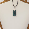 Goodletite – New Zealand Ruby Rock Hand Carved Pendant with .925 Sterling Silver Clasp Ref: 0066