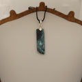 Goodletite – New Zealand Ruby Rock Hand Carved Pendant with .925 Sterling Silver Clasp Ref: 0065