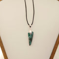 Goodletite – New Zealand Ruby Rock Hand Carved Pendant with .925 Sterling Silver Clasp Ref: 0070