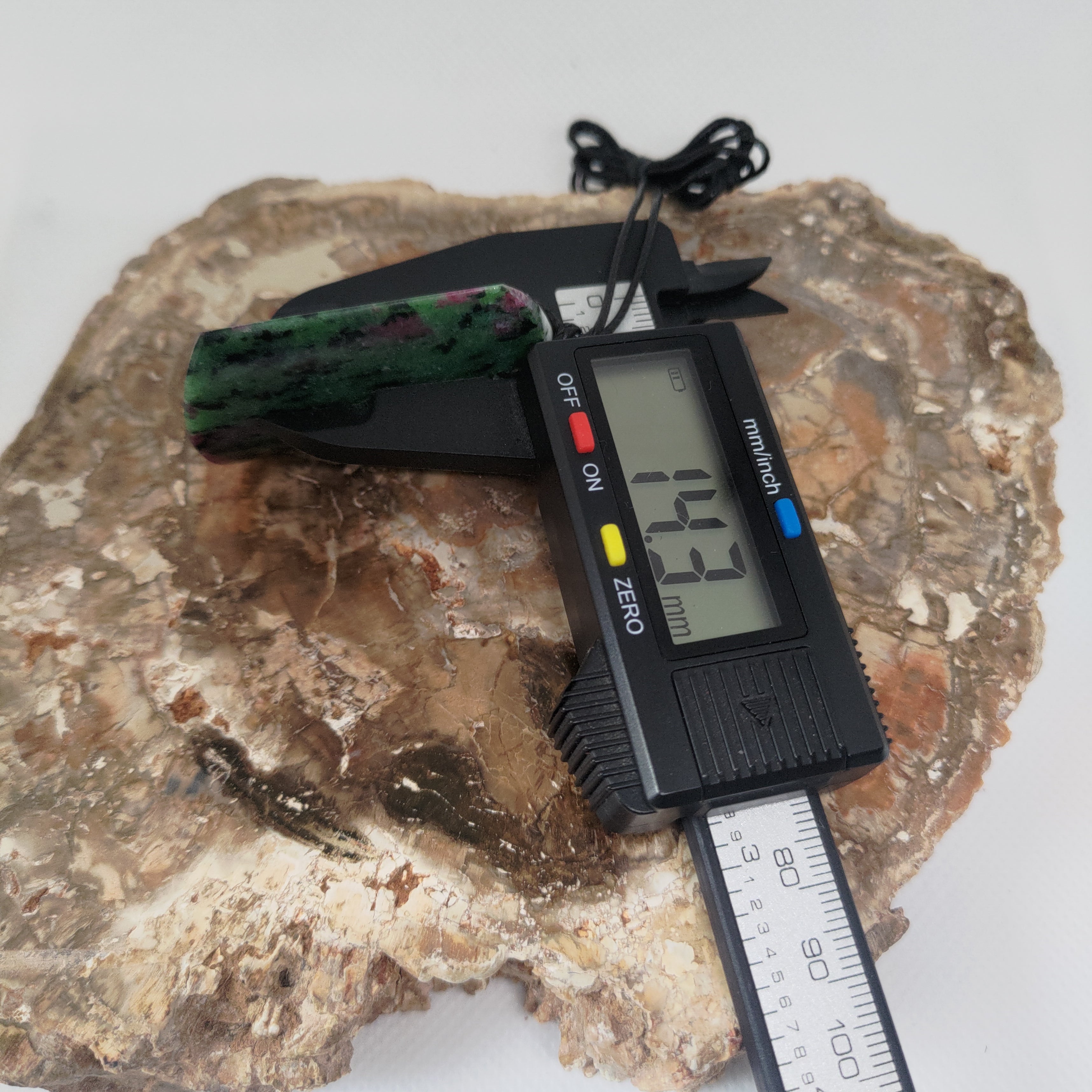 Hand Made Ruby Zoisite Pendant 0076