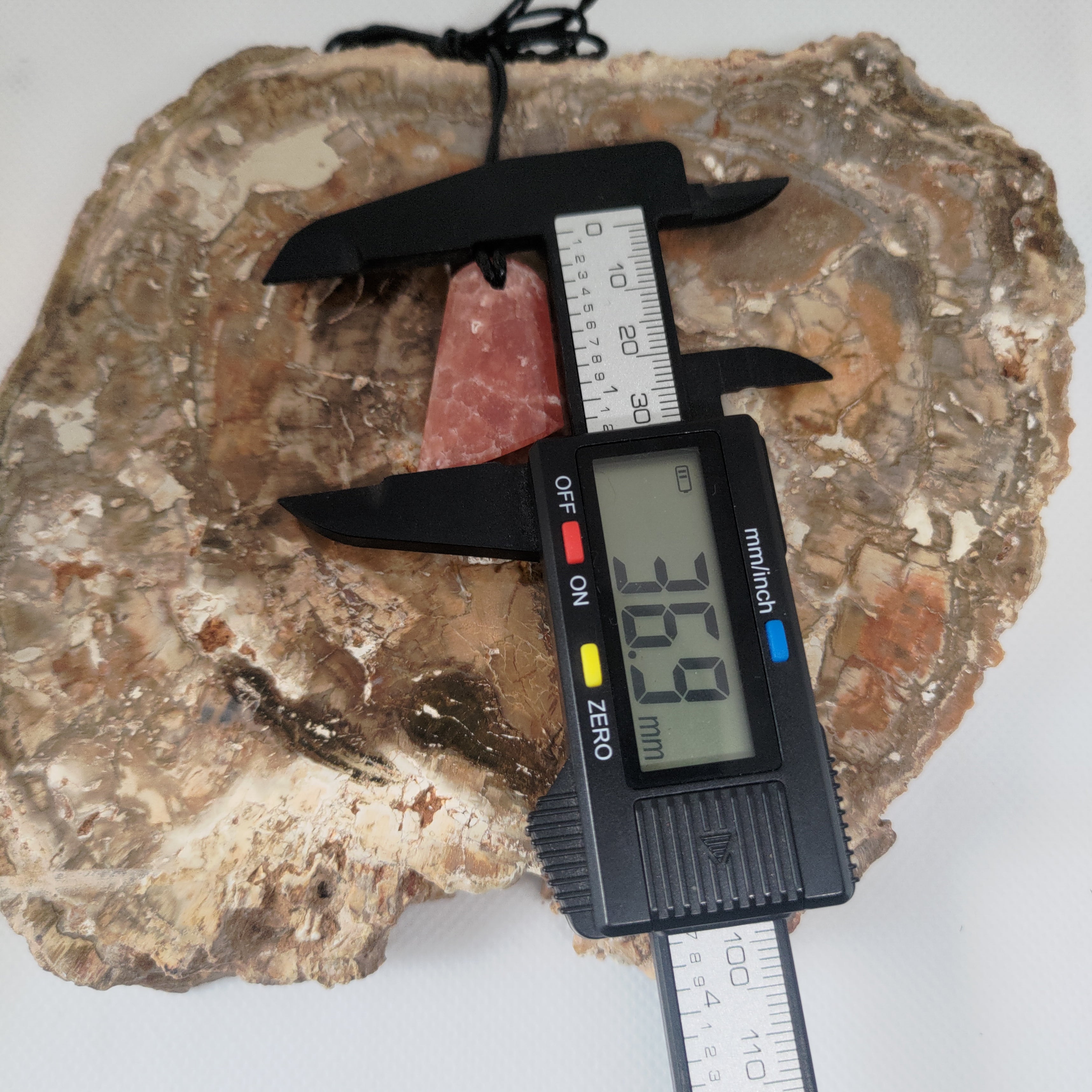 Hand Made Rhodochrosite Pendant 0075