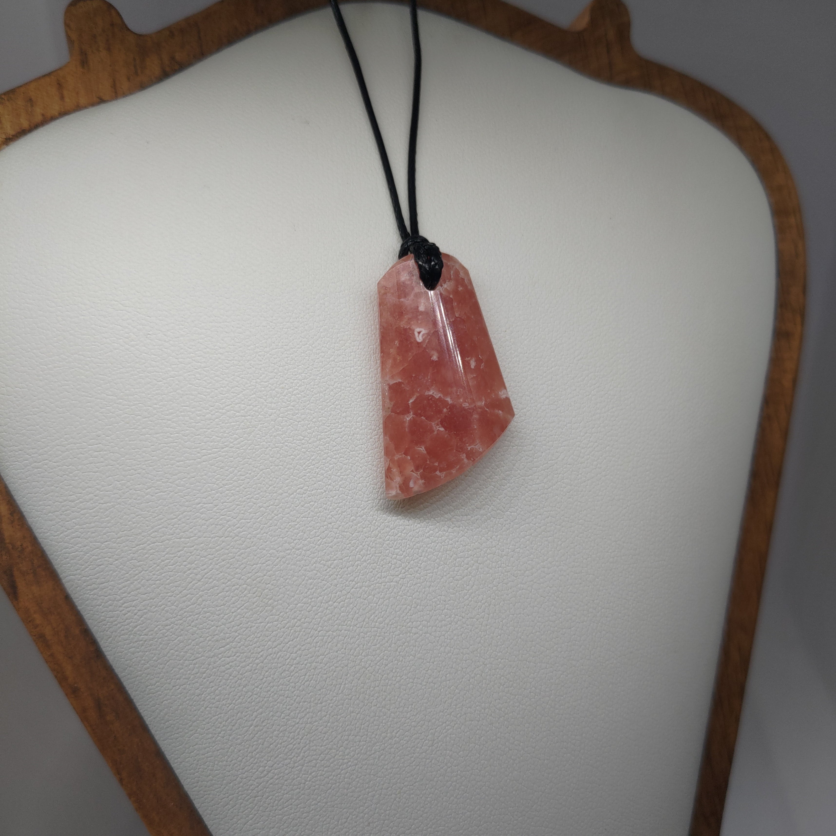 Hand Made Rhodochrosite Pendant 0075