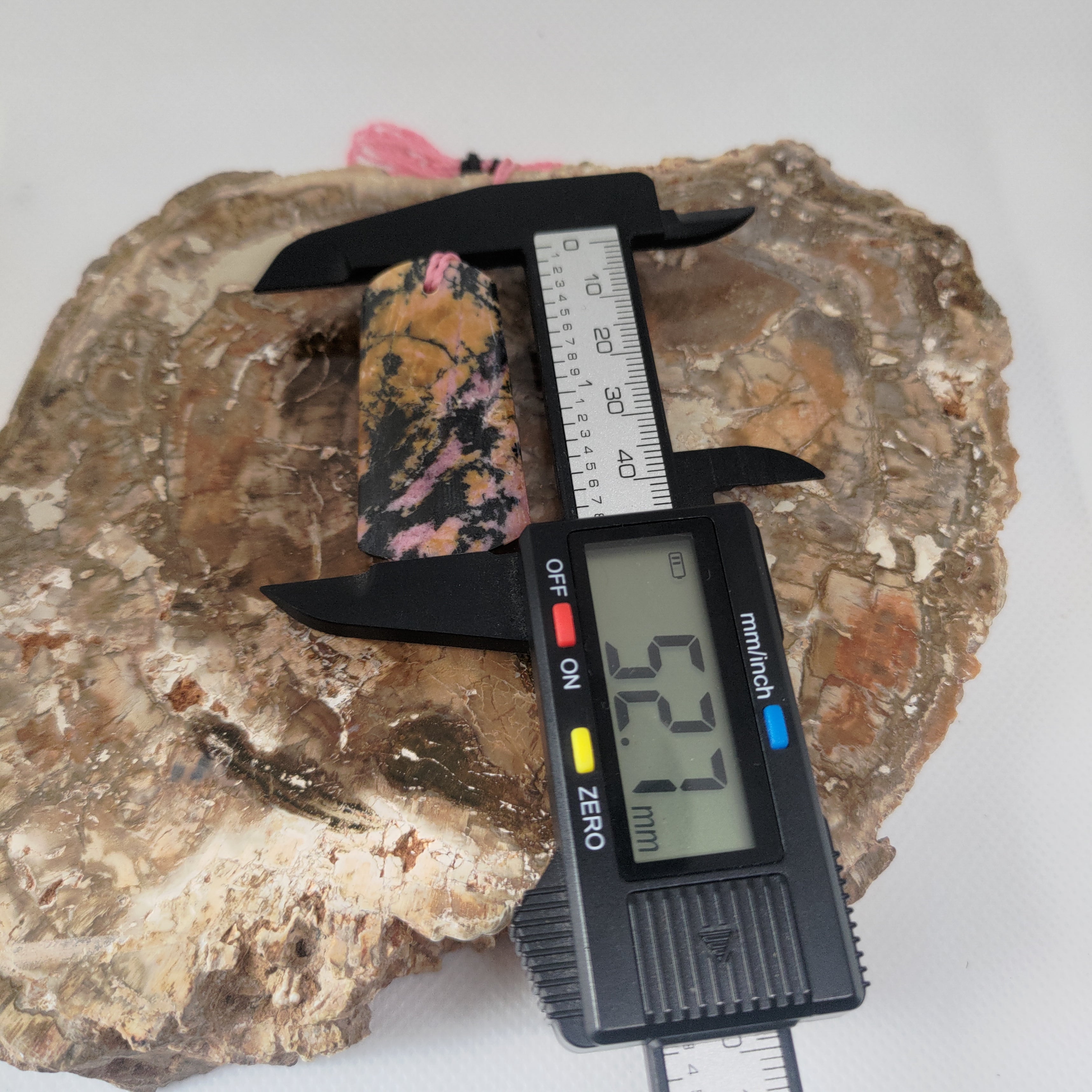 Hand Made Pakistan Rhodonite Pendant 0078