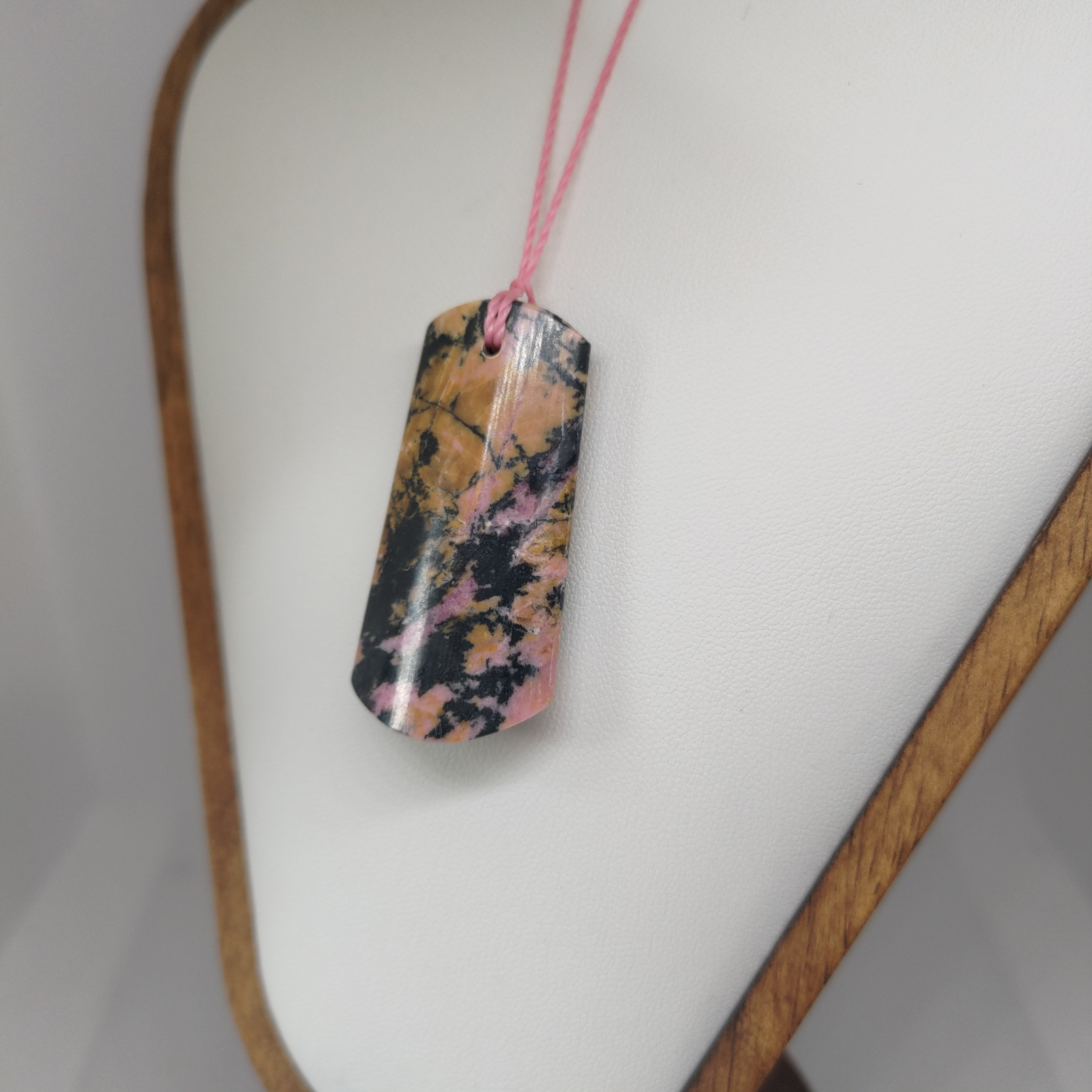 Hand Made Pakistan Rhodonite Pendant 0078