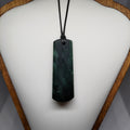 Pounamu Toki – Hand-Carved New Zealand Greenstone Adze 0088