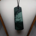 Pounamu Toki – Hand-Carved New Zealand Greenstone Adze 0017
