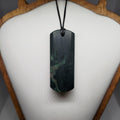 Pounamu Toki – Hand-Carved New Zealand Greenstone Adze 0106