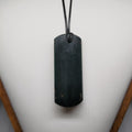 Pounamu Toki – Hand-Carved New Zealand Greenstone Adze 0109