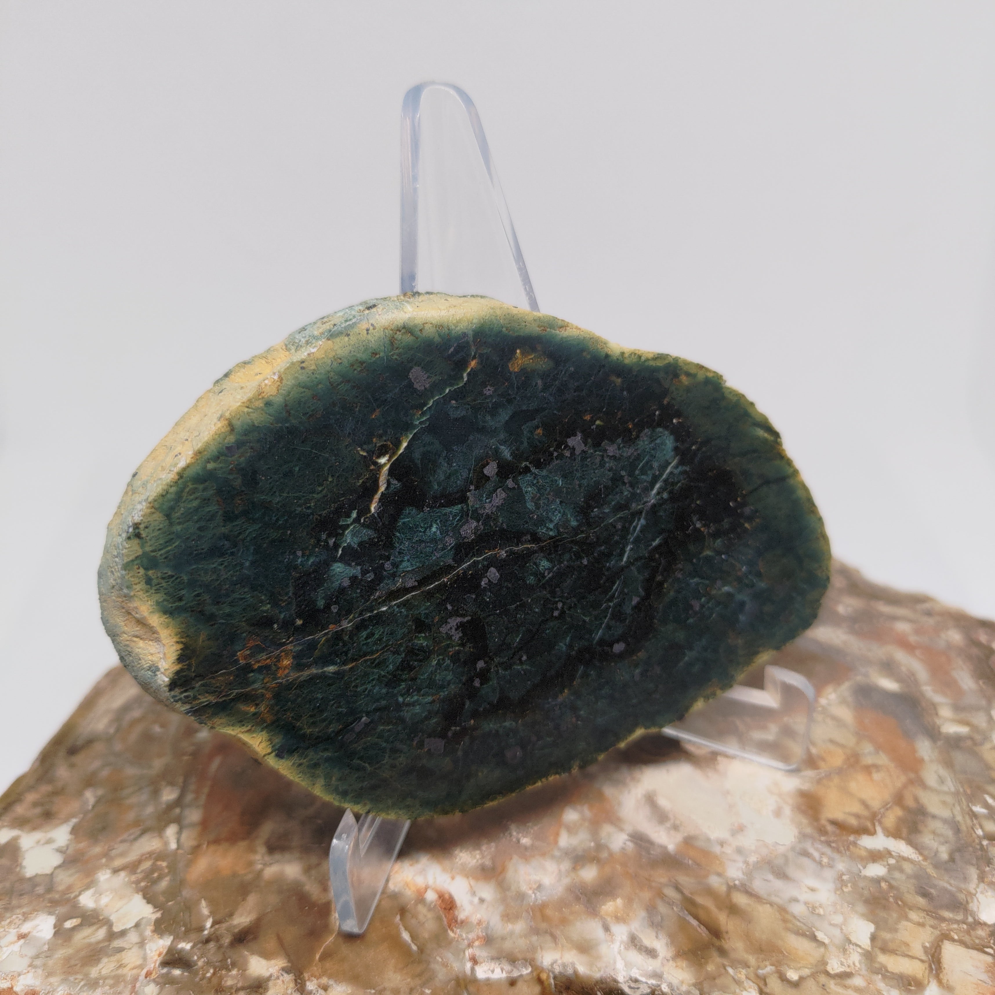 New Zealand Pounamu Display Slab (large) Ref 0112