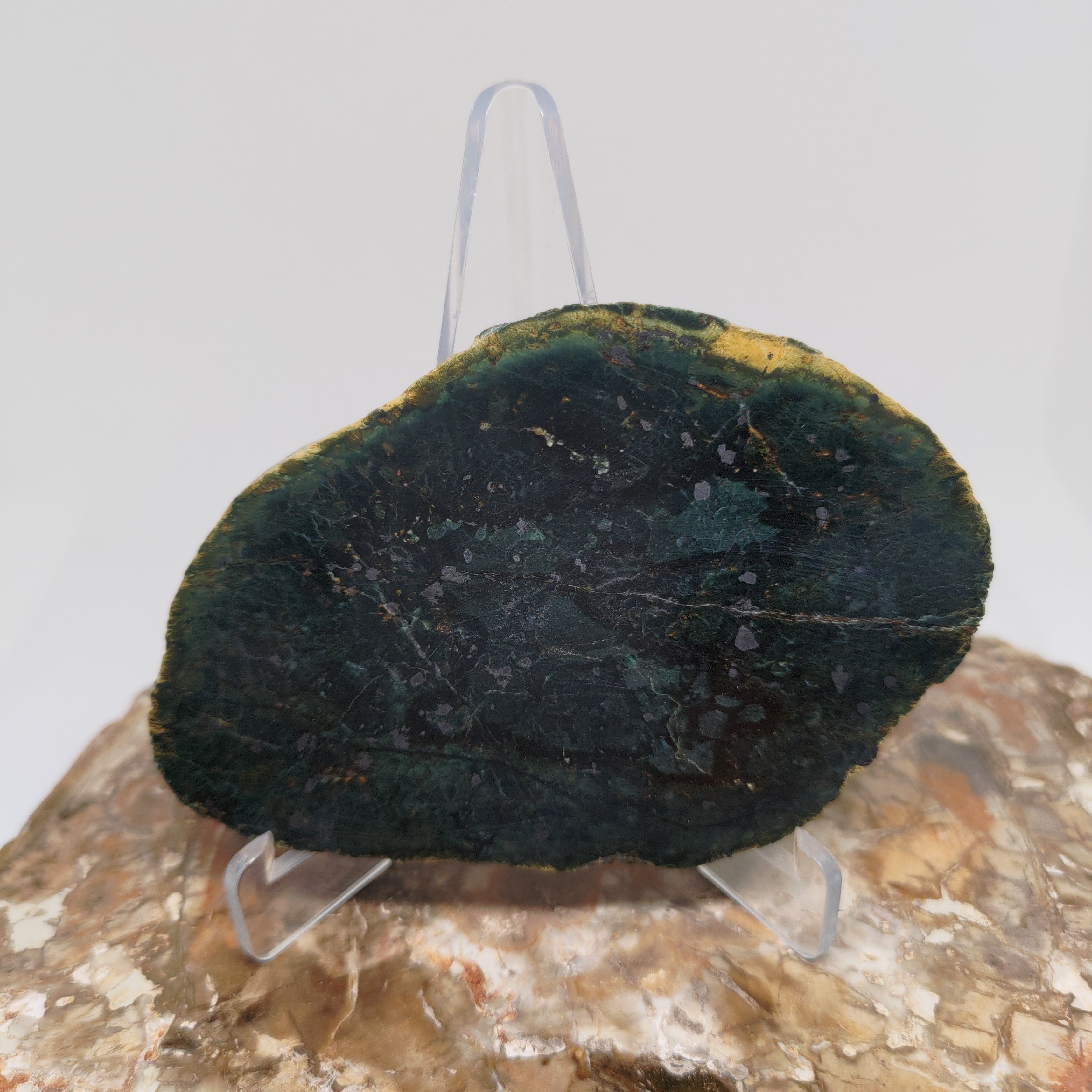 New Zealand Pounamu Display Slab (large) Ref 0112