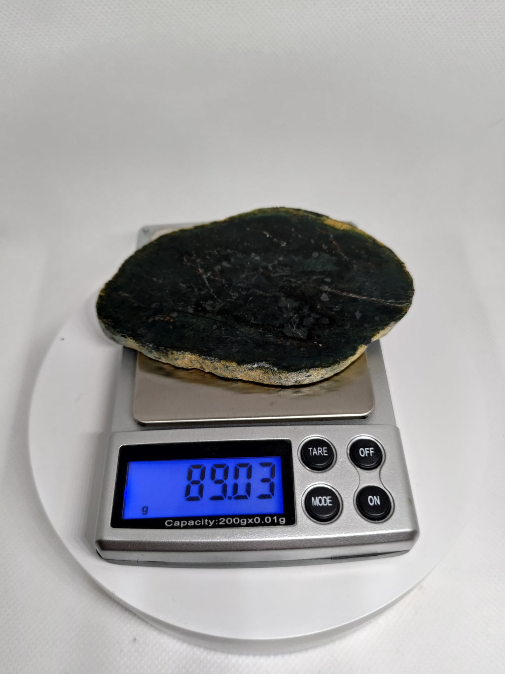 New Zealand Pounamu Display Slab (large) Ref 0112