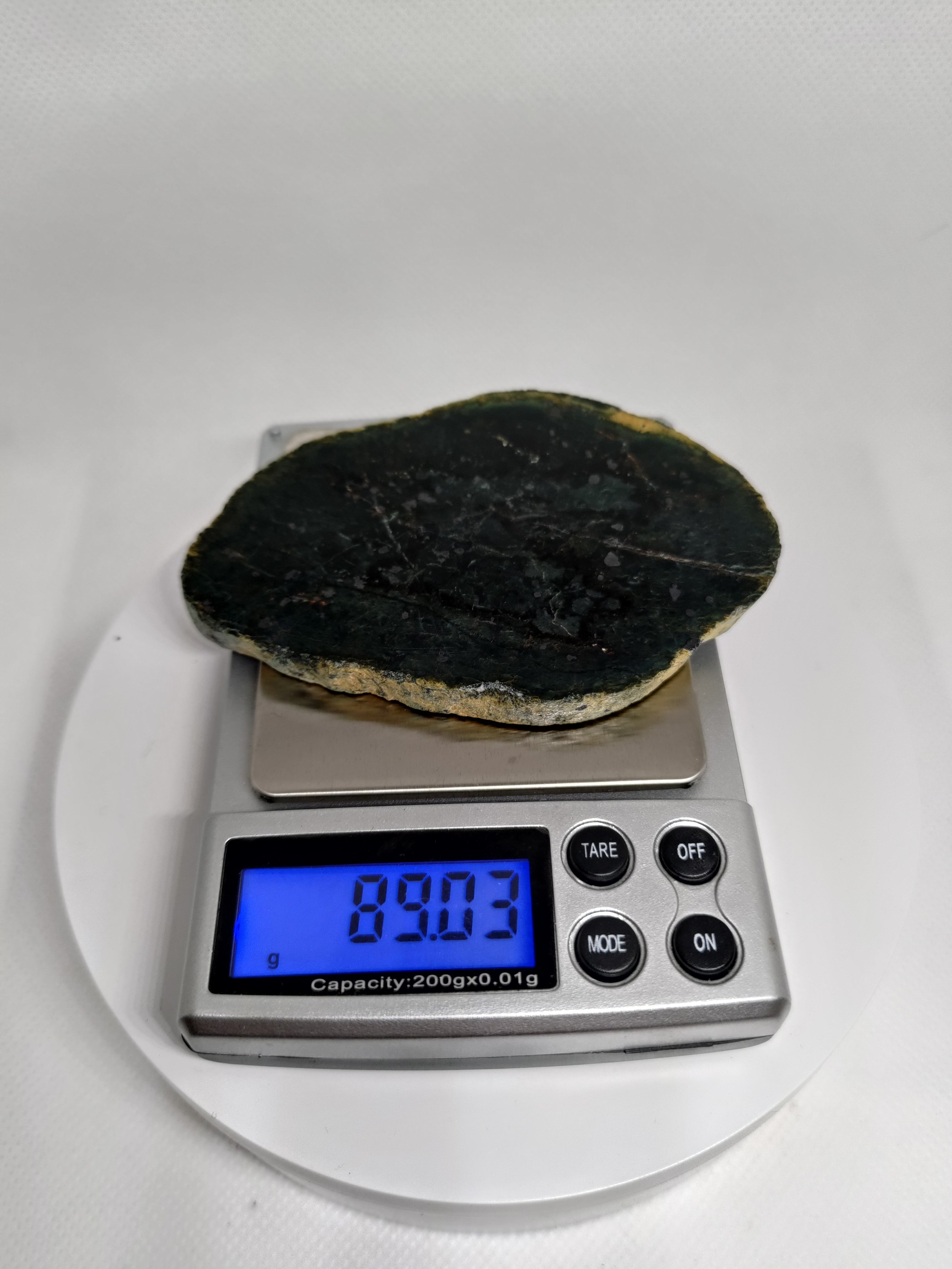 New Zealand Pounamu Display Slab (large) Ref 0112