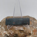 Hand Made New Zealand Schist With Red Garnets Display Slab (Small) Ref: 0117