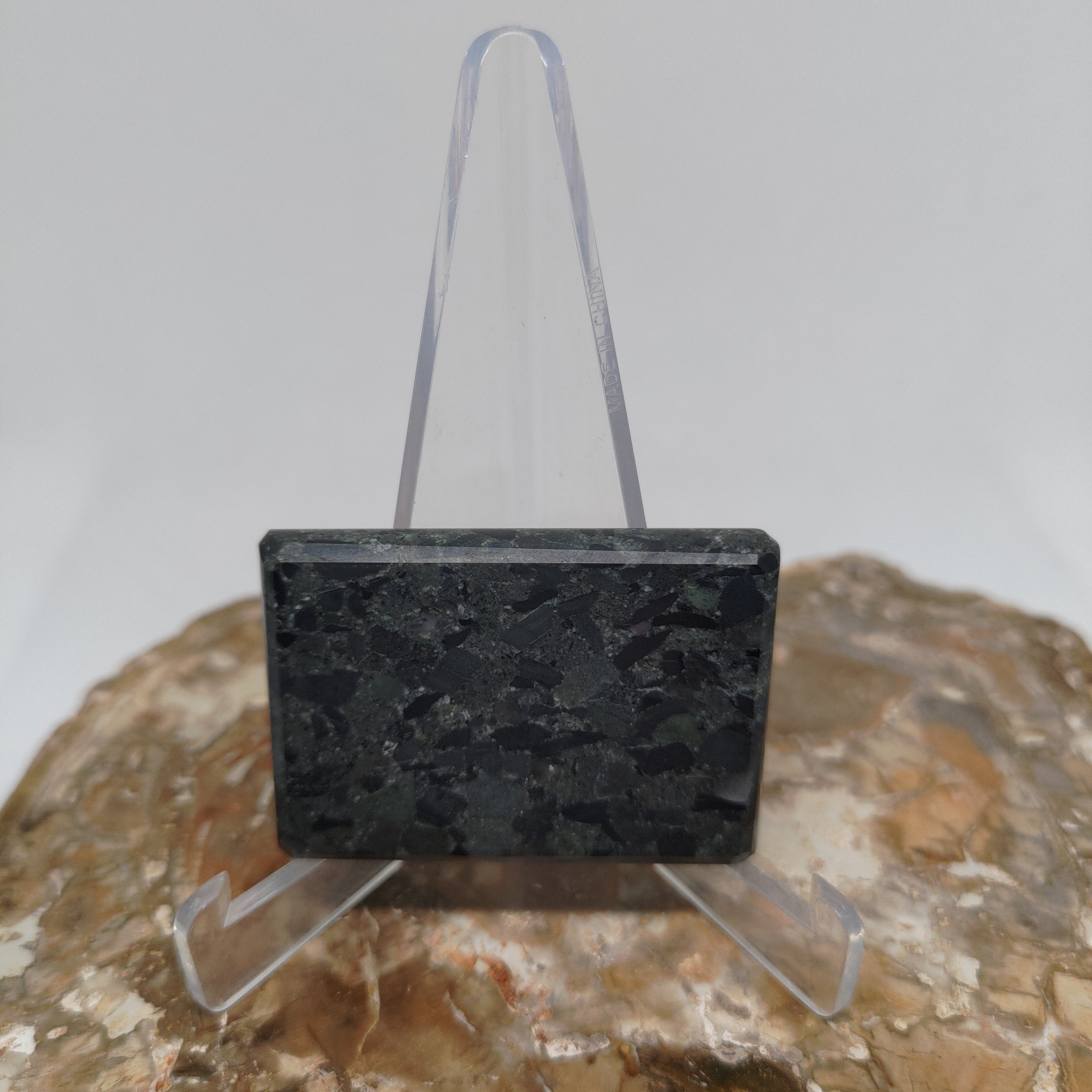 Hand Made New Zealand Conglomerate Stone Display Slab (Small) Ref: 0119