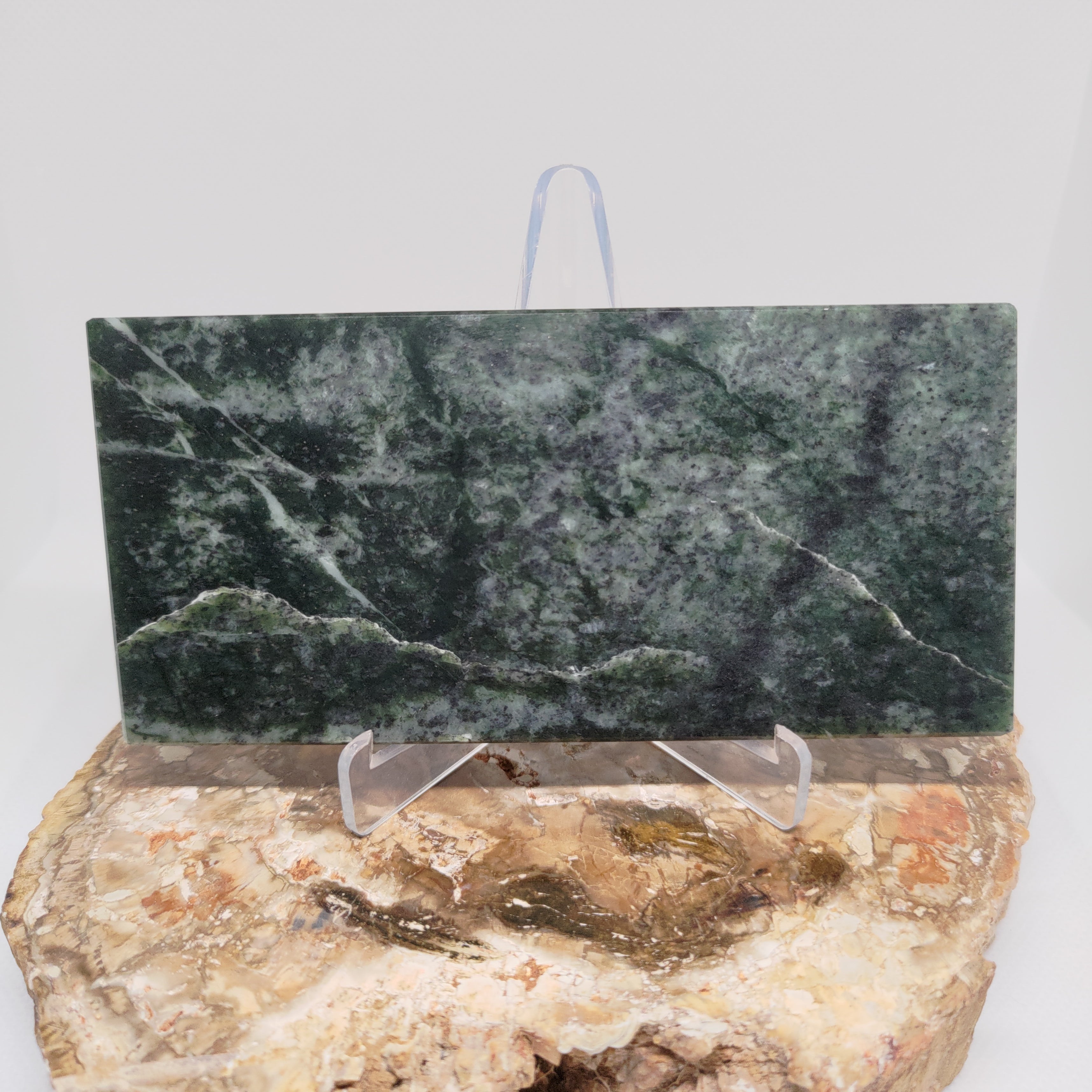 New Zealand Pounamu Display Slab (large) Ref 0136