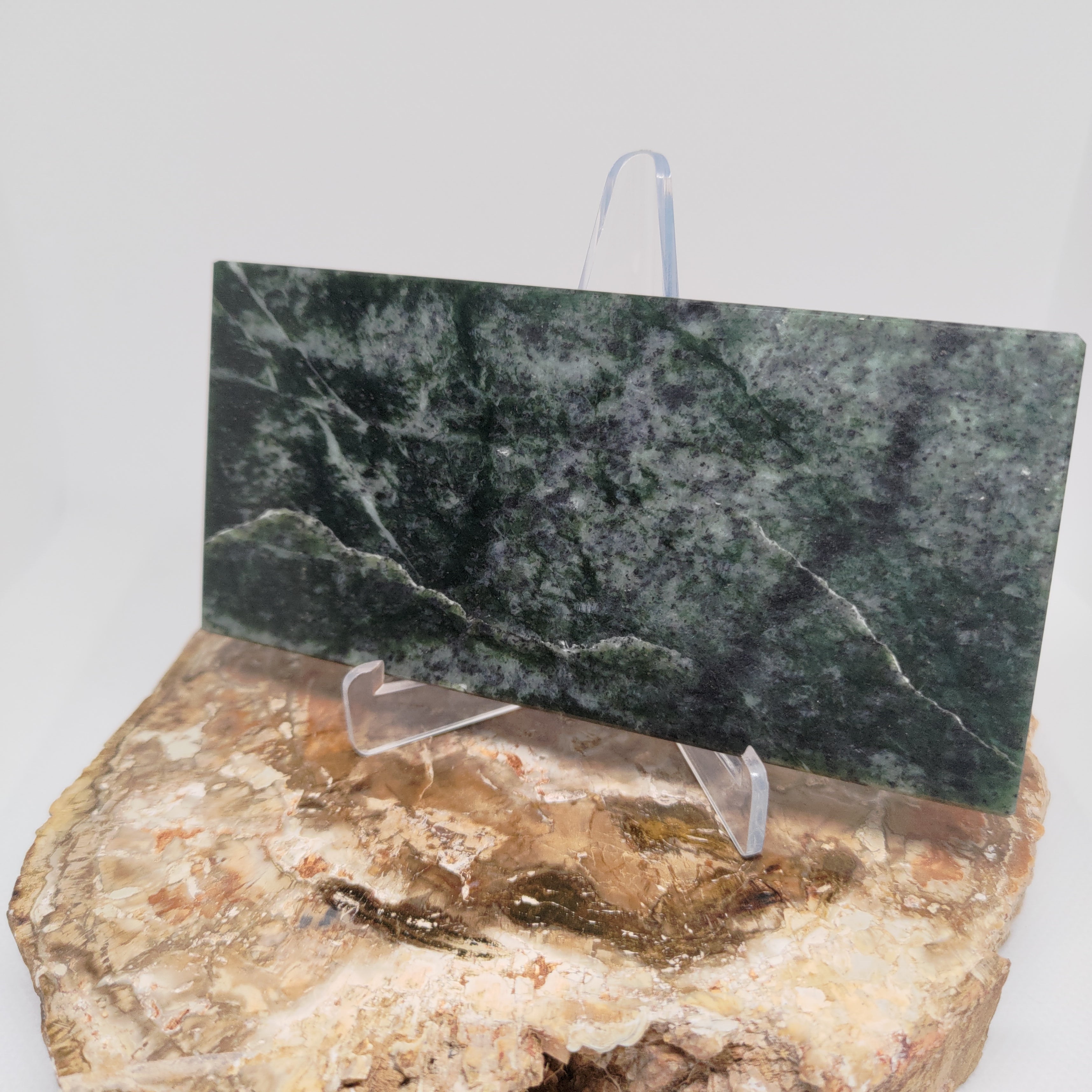 New Zealand Pounamu Display Slab (large) Ref 0136