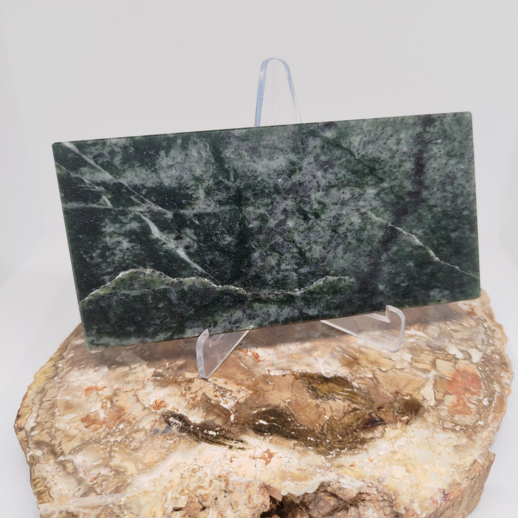 New Zealand Pounamu Display Slab (large) Ref 0136