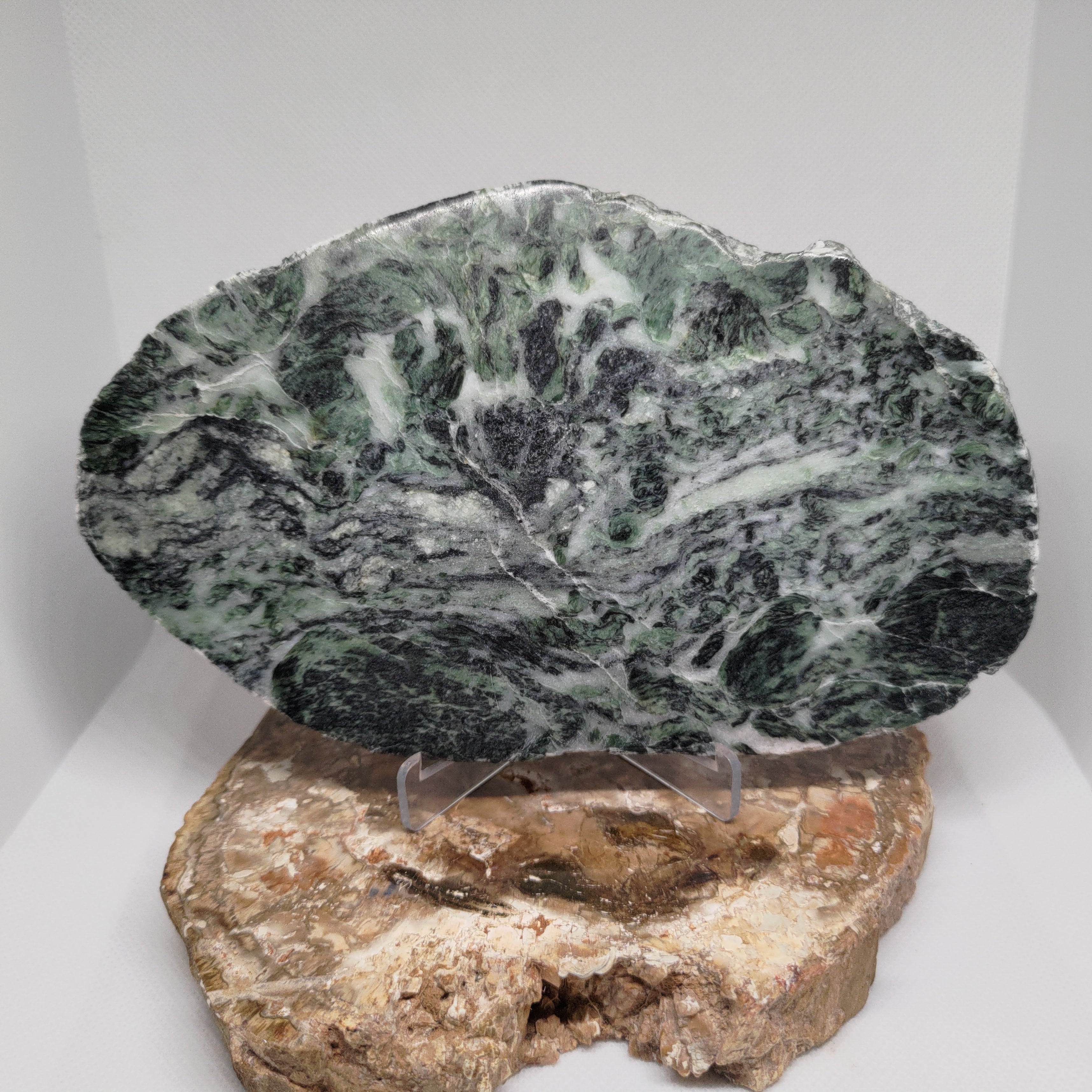 New Zealand Pounamu Display Slab (XL) Ref 0137