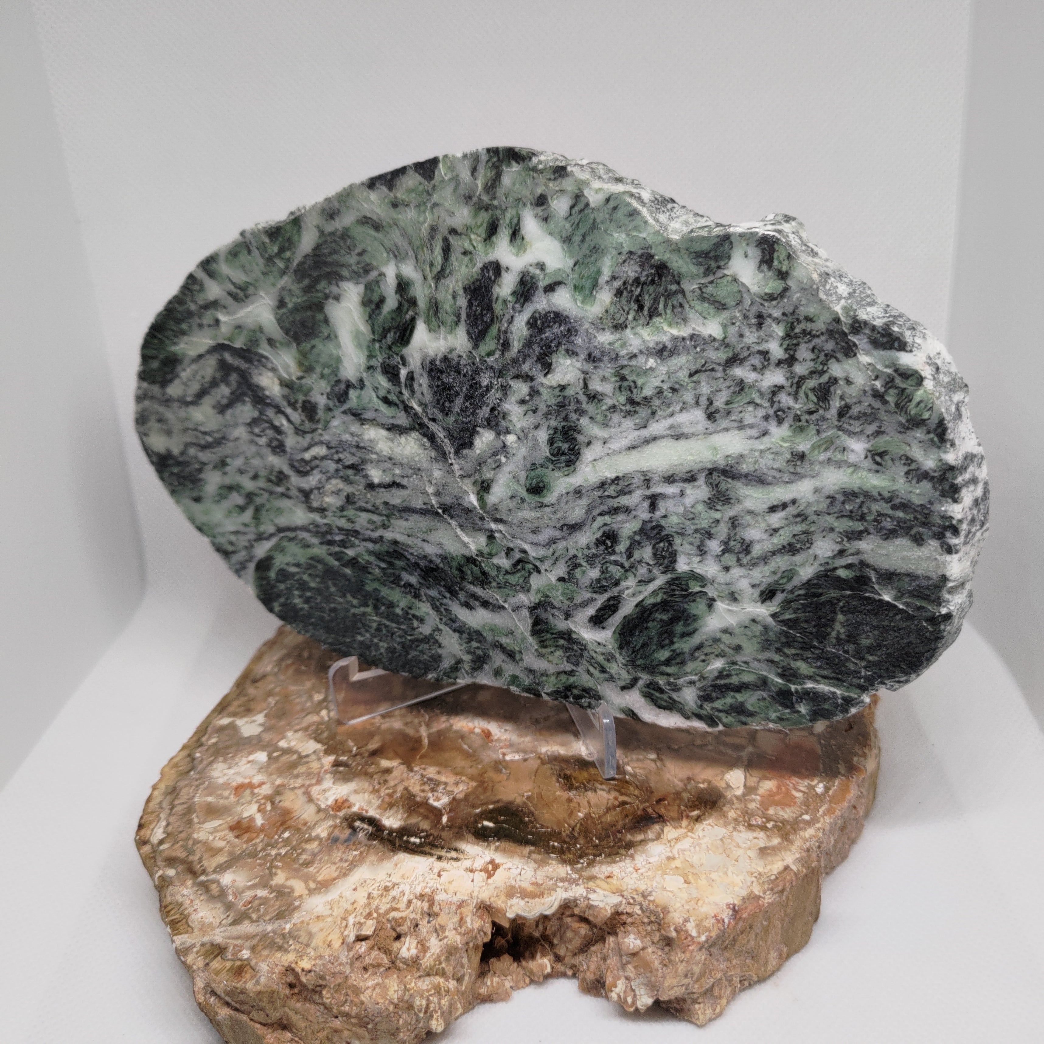 New Zealand Pounamu Display Slab (XL) Ref 0137