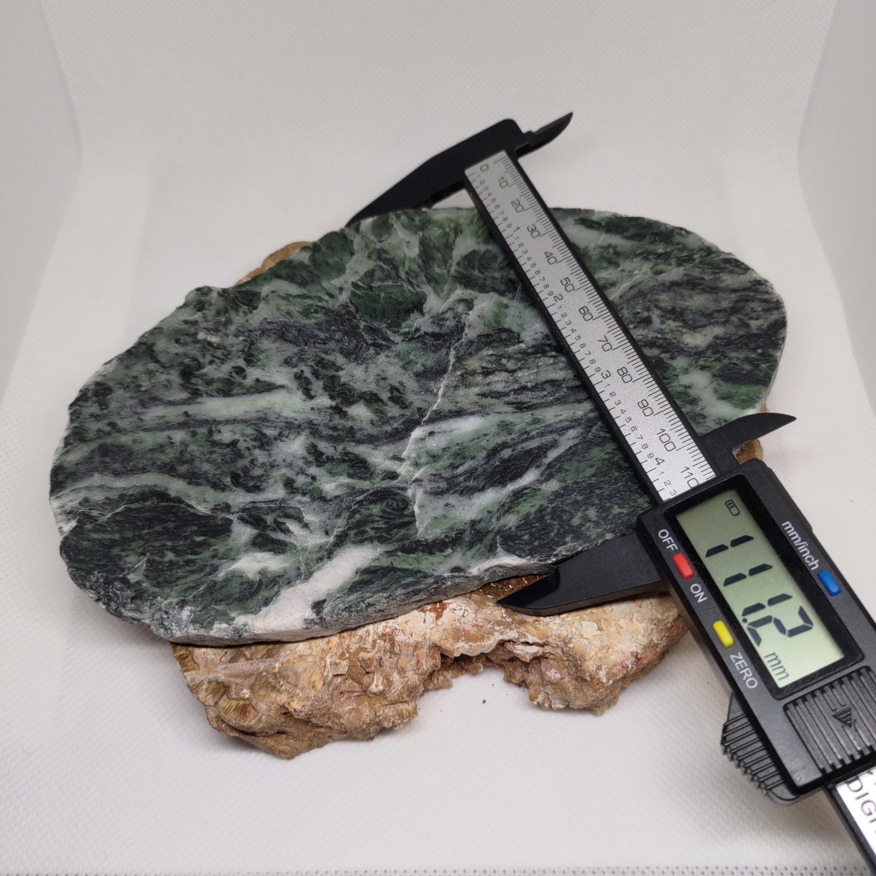 New Zealand Pounamu Display Slab (XL) Ref 0137