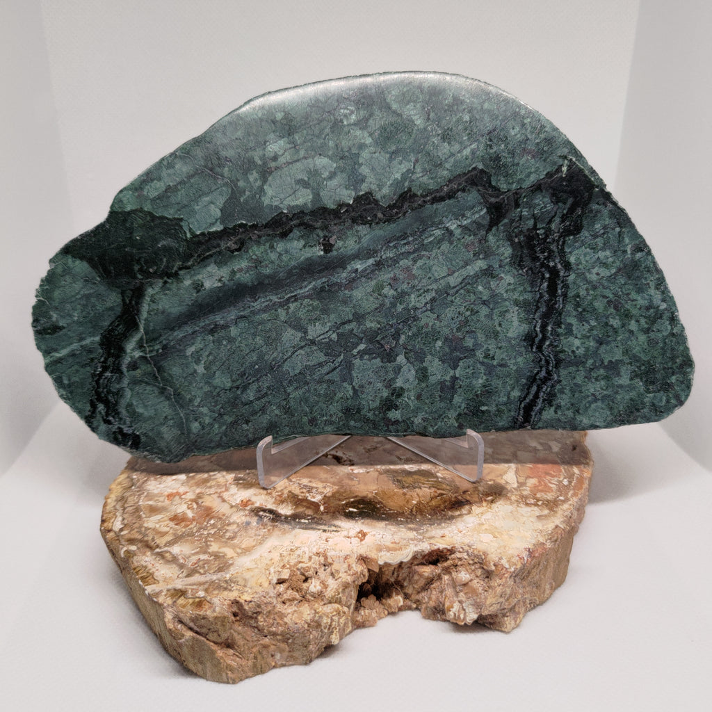 New Zealand Pounamu Display Slab (XL) Ref 0144
