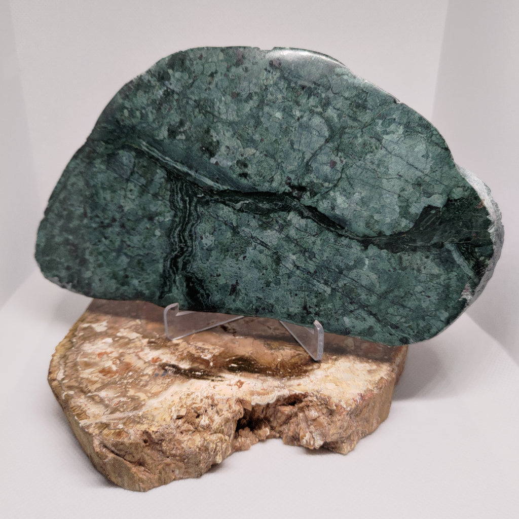 New Zealand Pounamu Display Slab (XL) Ref 0144