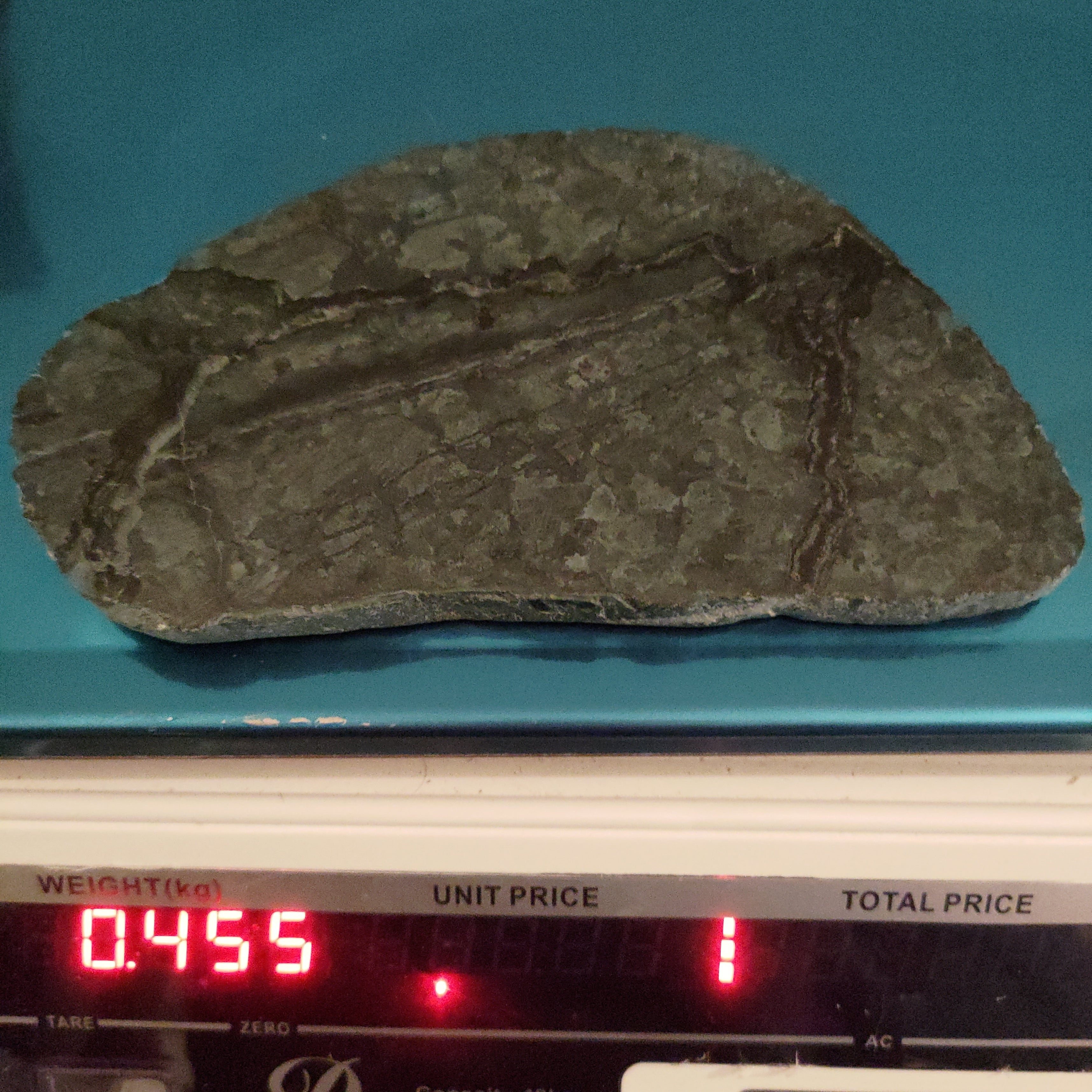 New Zealand Pounamu Display Slab (XL) Ref 0144