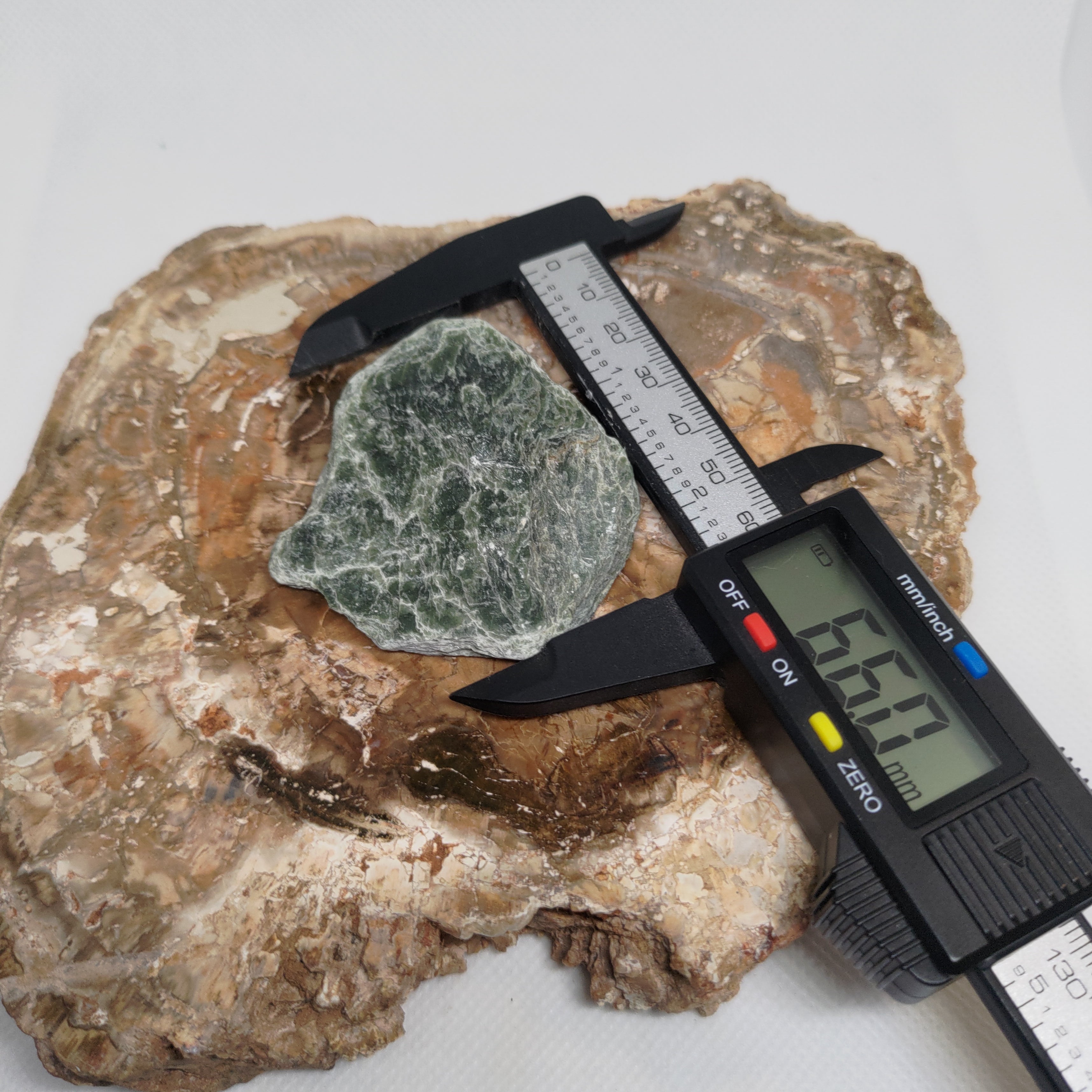 New Zealand Silver Flower Pounamu Specimen (Small) Ref: 0150