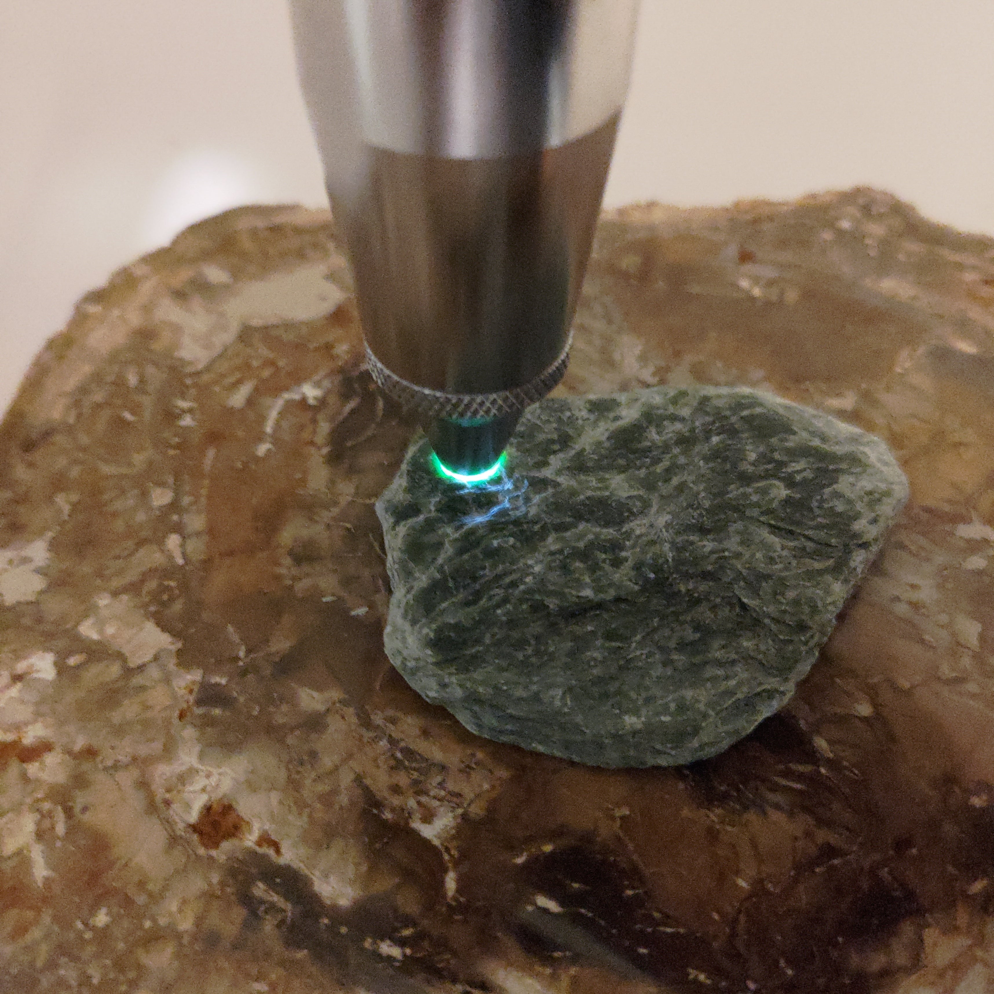 New Zealand Silver Flower Pounamu Specimen (Small) Ref: 0150