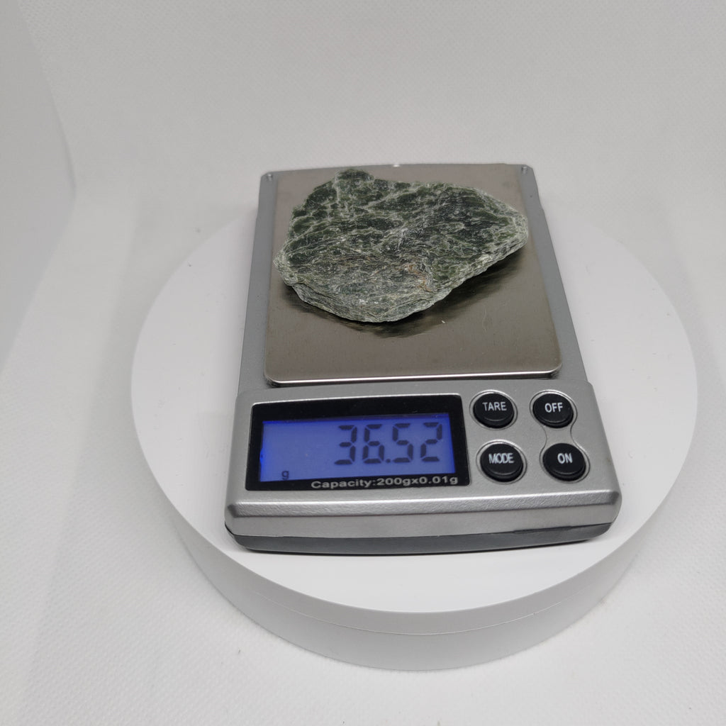New Zealand Silver Flower Pounamu Specimen (Small) Ref: 0150
