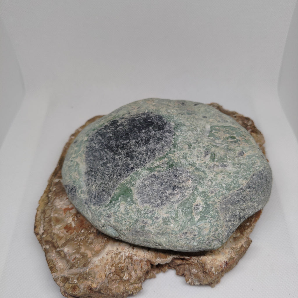 New Zealand Pounamu Specimen High Shine Polish On One Side Ref: 0153