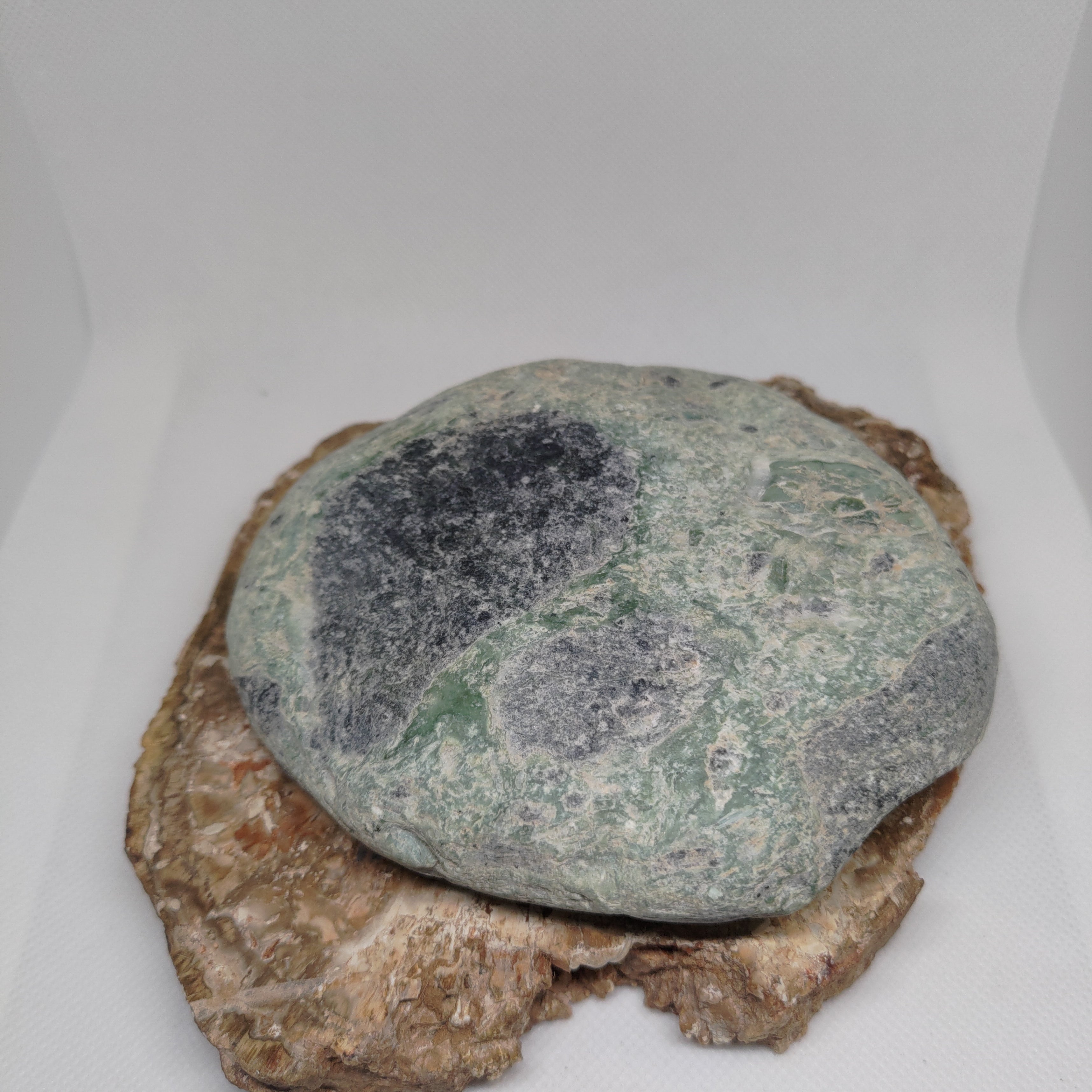 New Zealand Pounamu Specimen High Shine Polish On One Side Ref: 0153