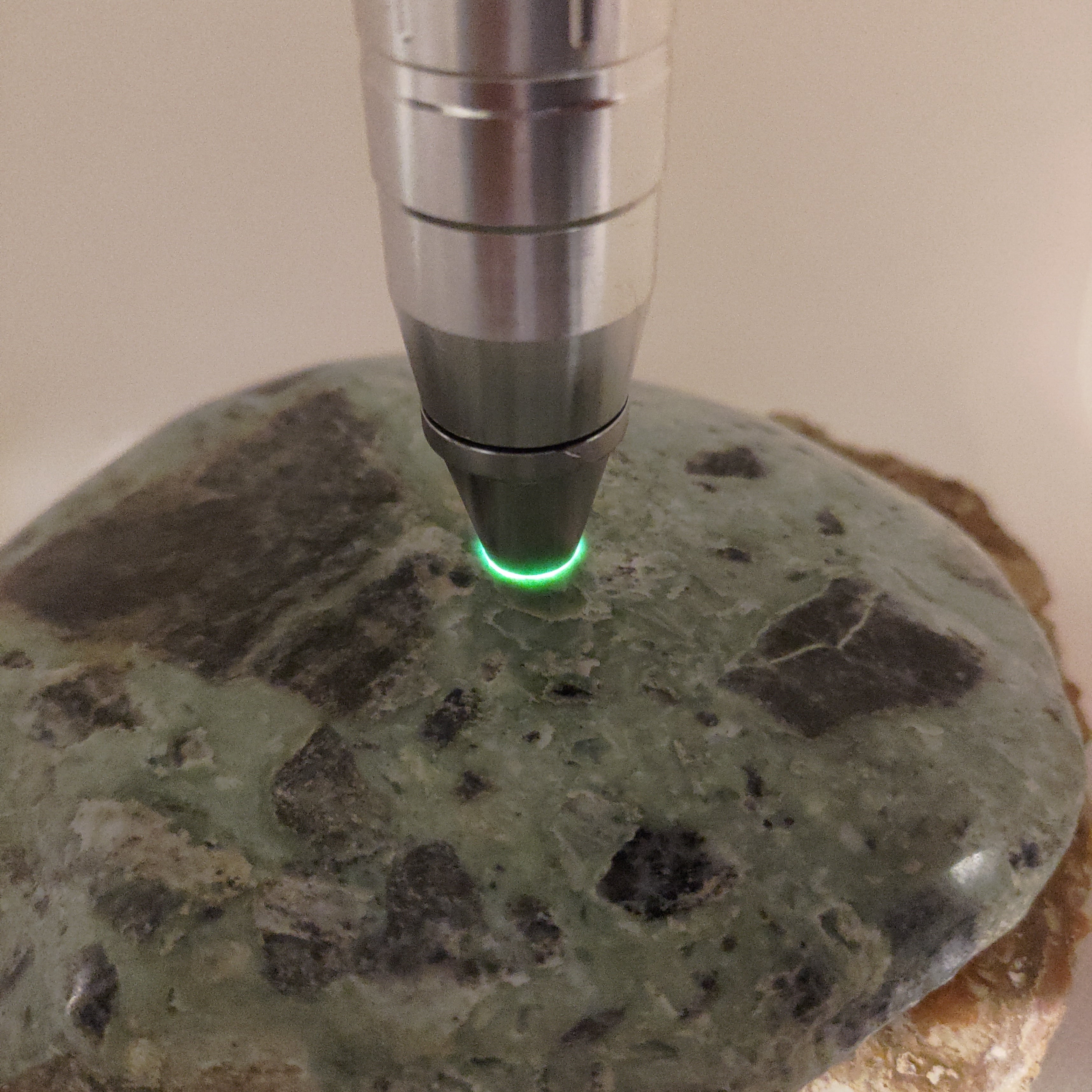 New Zealand Pounamu Specimen High Shine Polish On One Side Ref: 0153