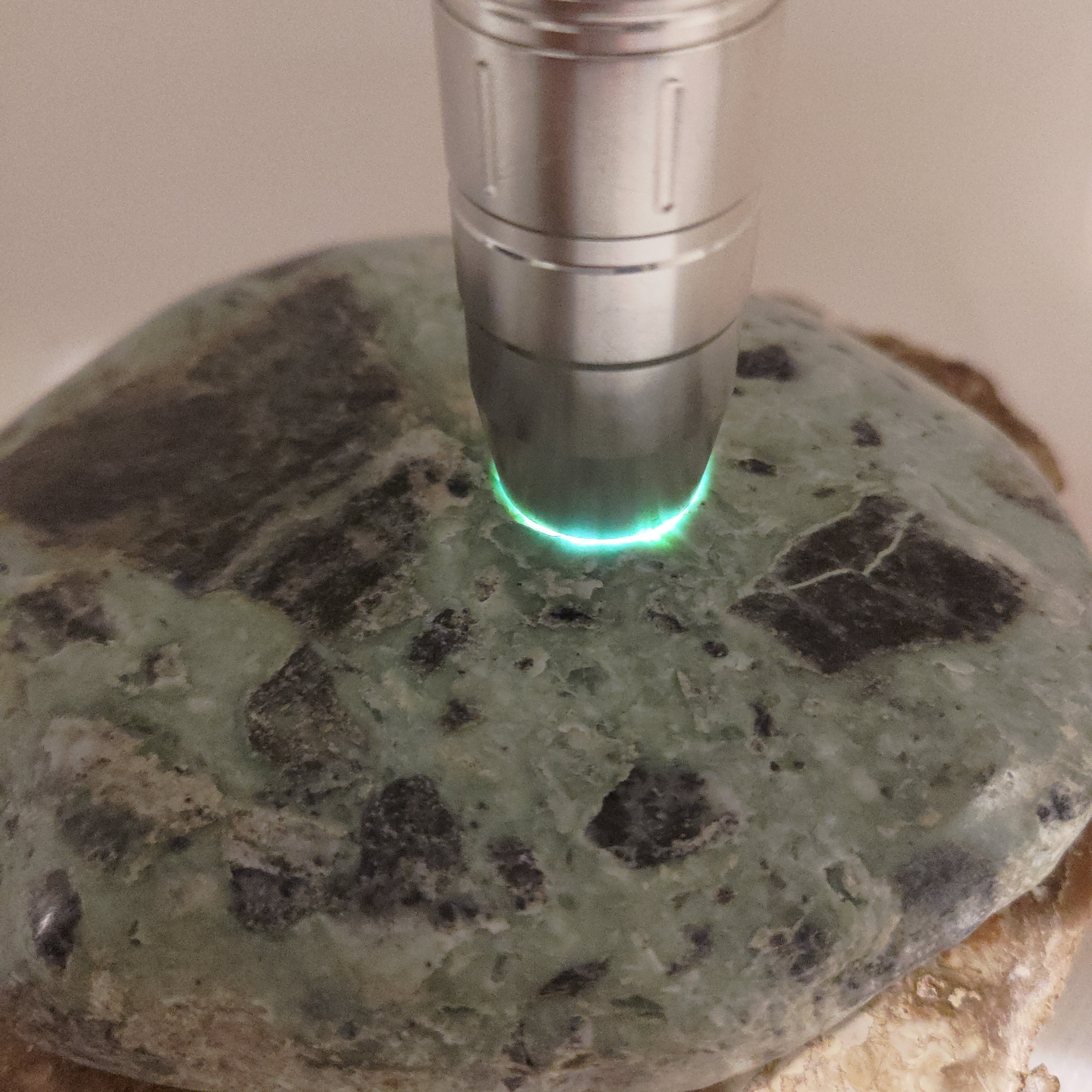 New Zealand Pounamu Specimen High Shine Polish On One Side Ref: 0153