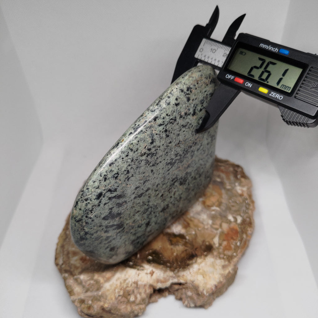 New Zealand Pounamu Specimen High Shine Polish Ref: 0154
