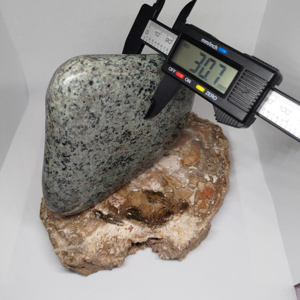 New Zealand Pounamu Specimen High Shine Polish Ref: 0154