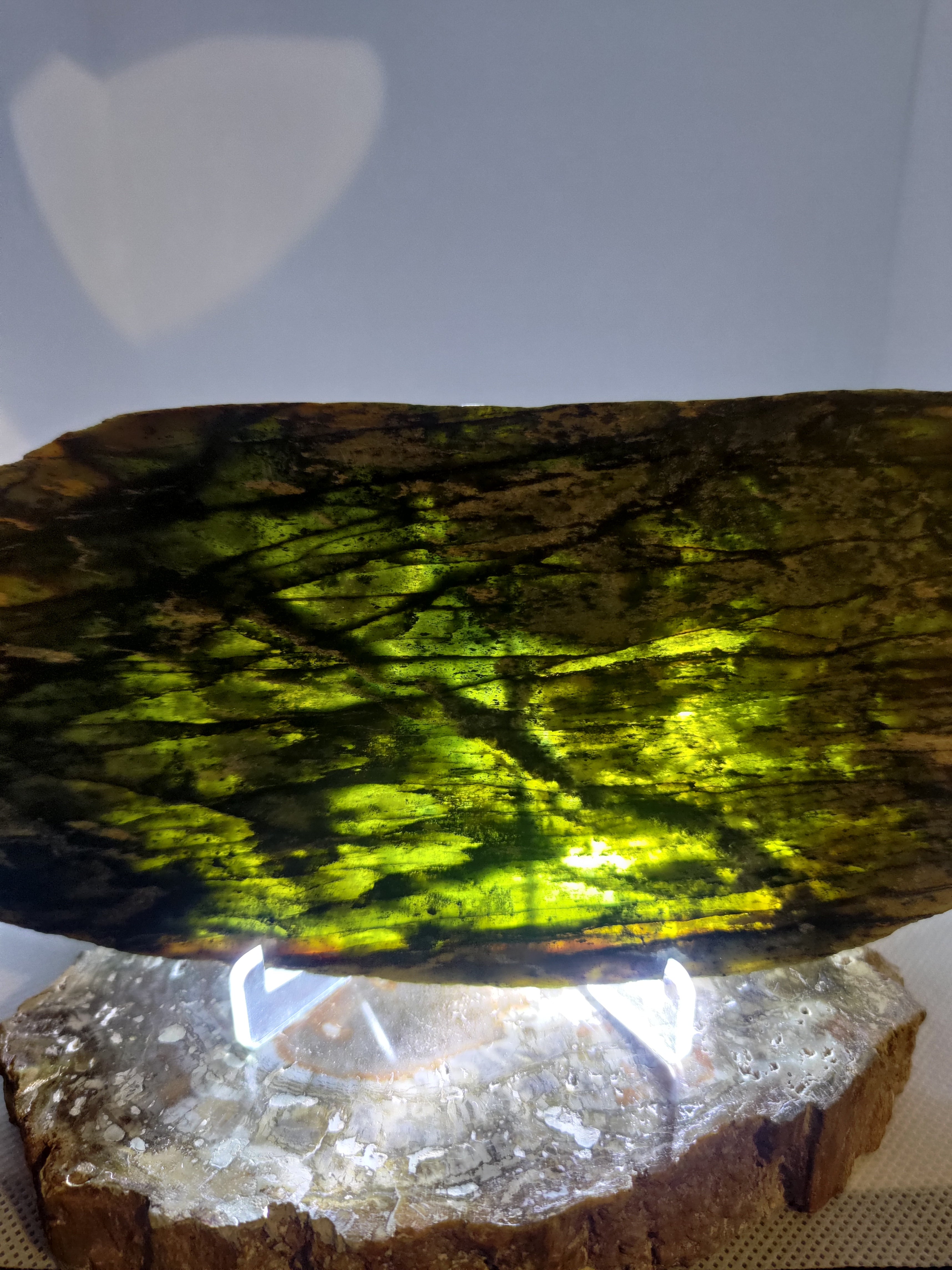 New Zealand Pounamu Display Slab Ref: 0157