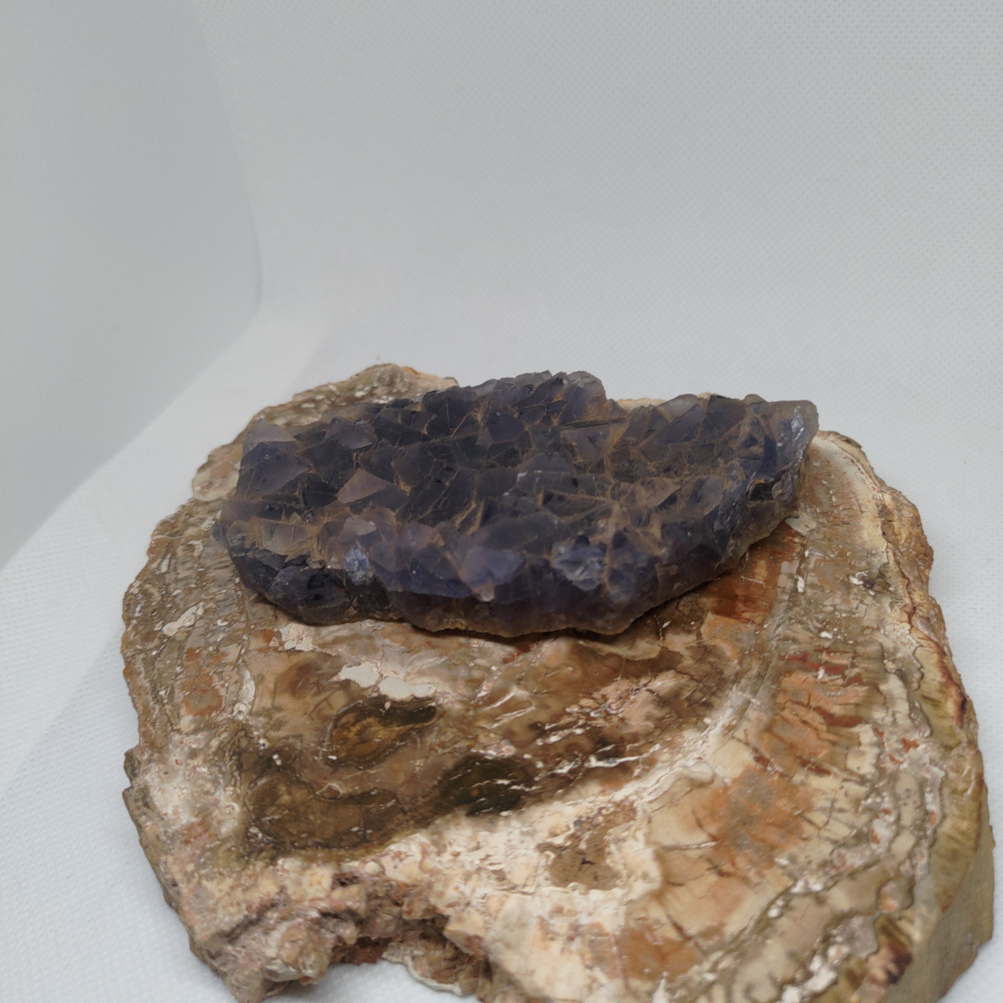 Natural Purple Cubic Fluorite Specimen Ref: 0159