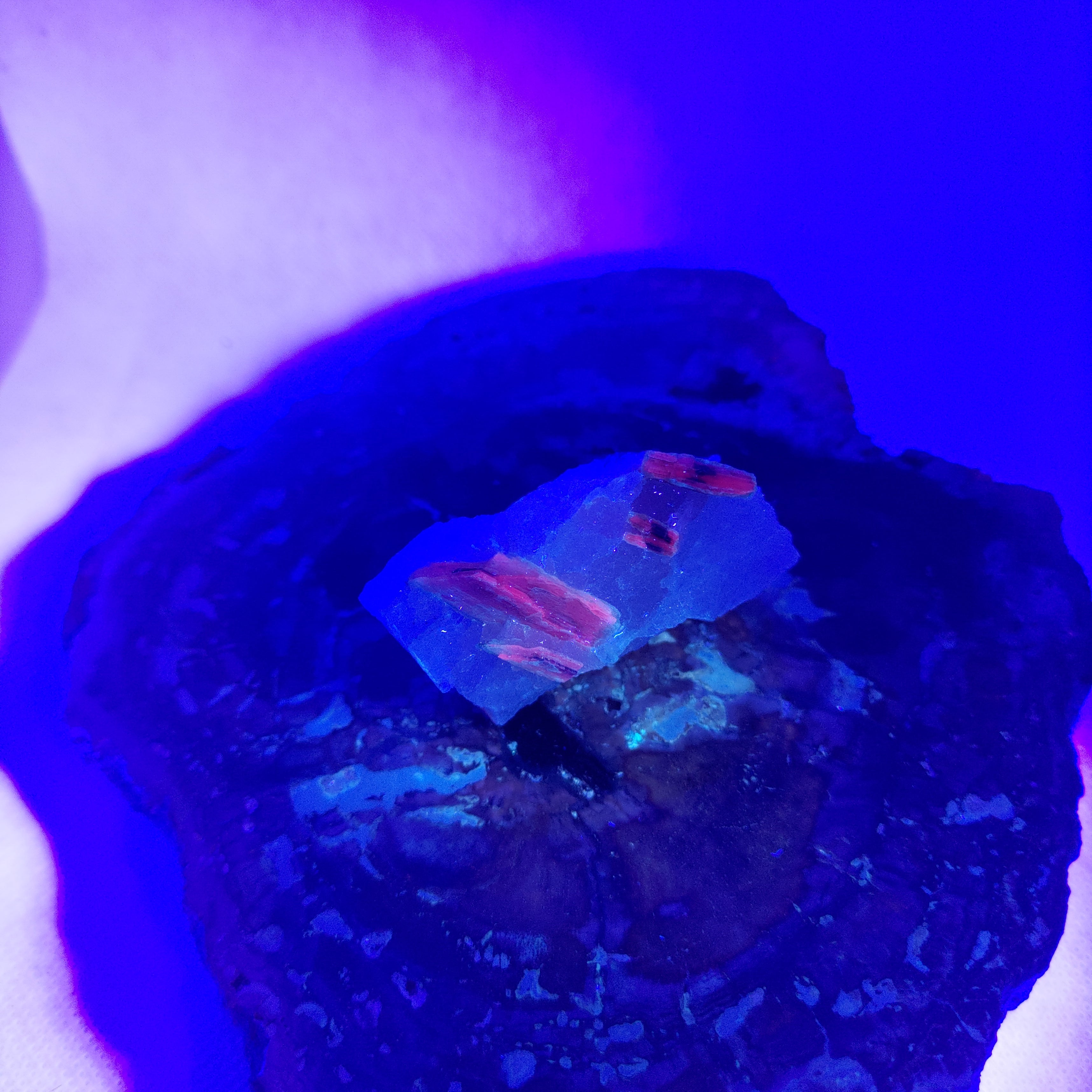 Blue Kyanite in Quartz Specimen from Pakistan Ref: 0171