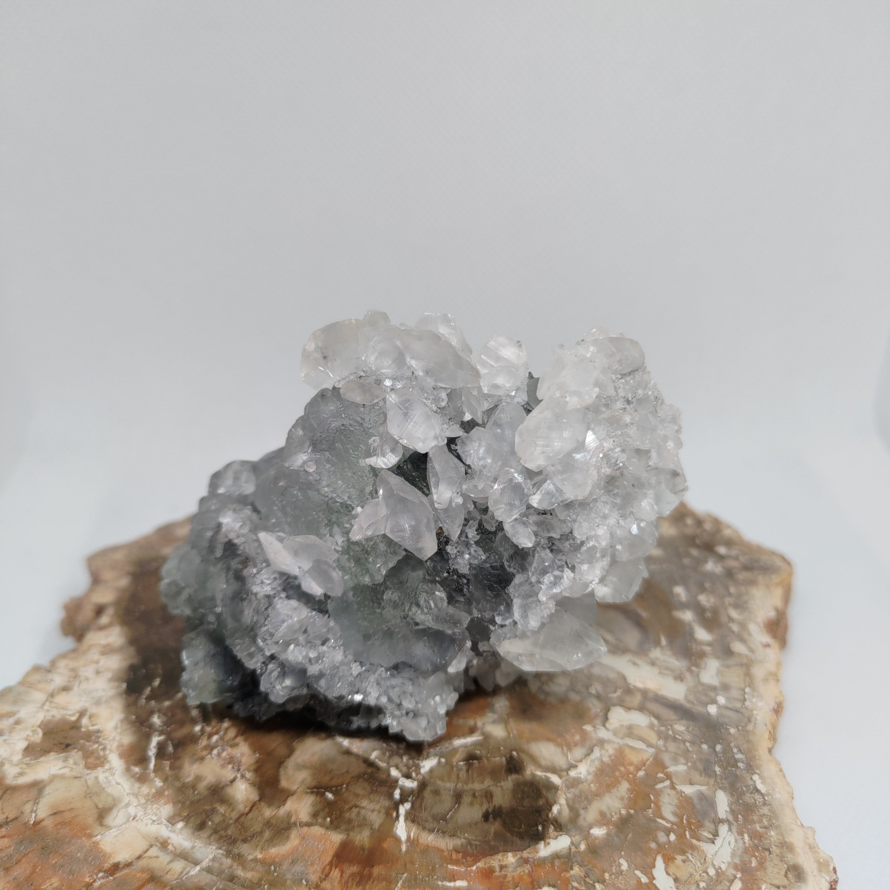 Fluorite with Calcite Specimen Ref: 0172