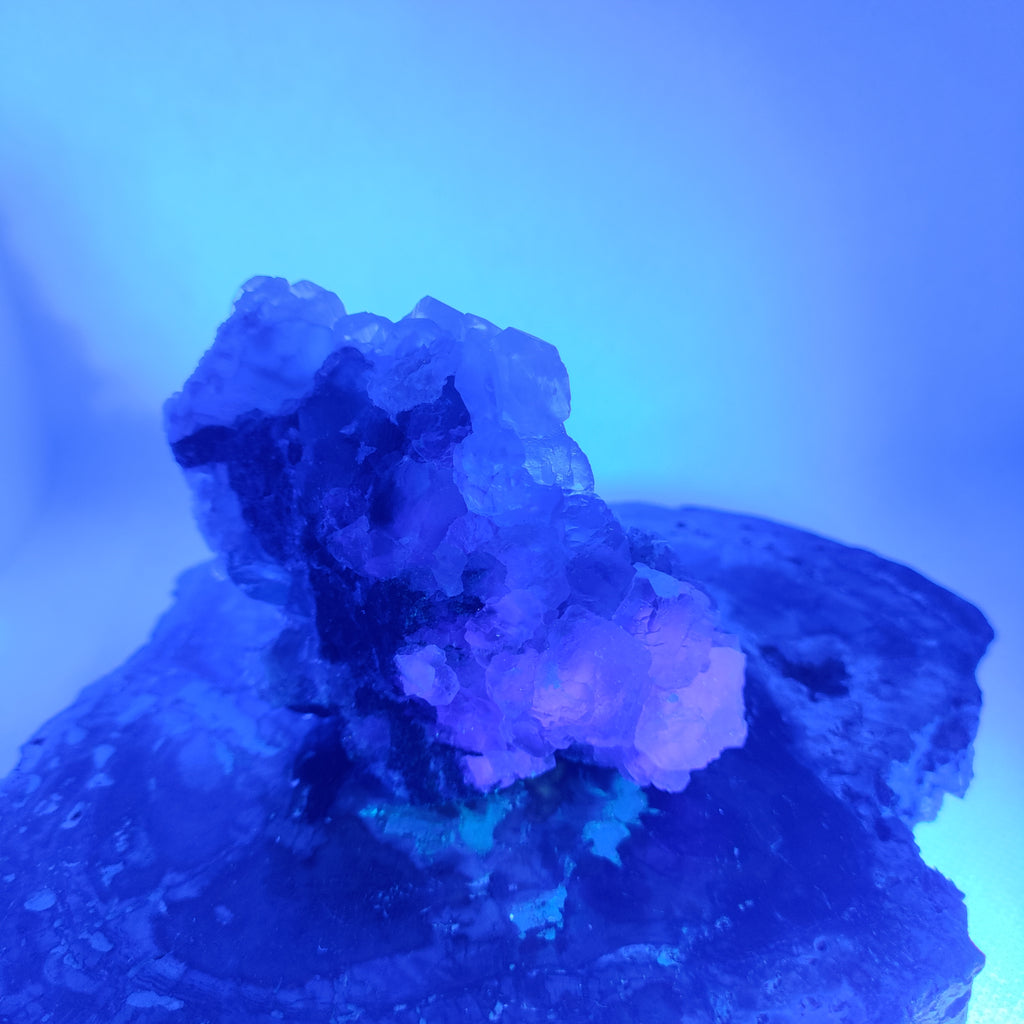 Fluorite with Calcite Specimen Ref: 0172