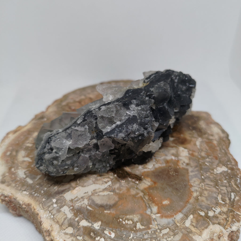 Fluorite with Calcite Specimen Ref: 0173