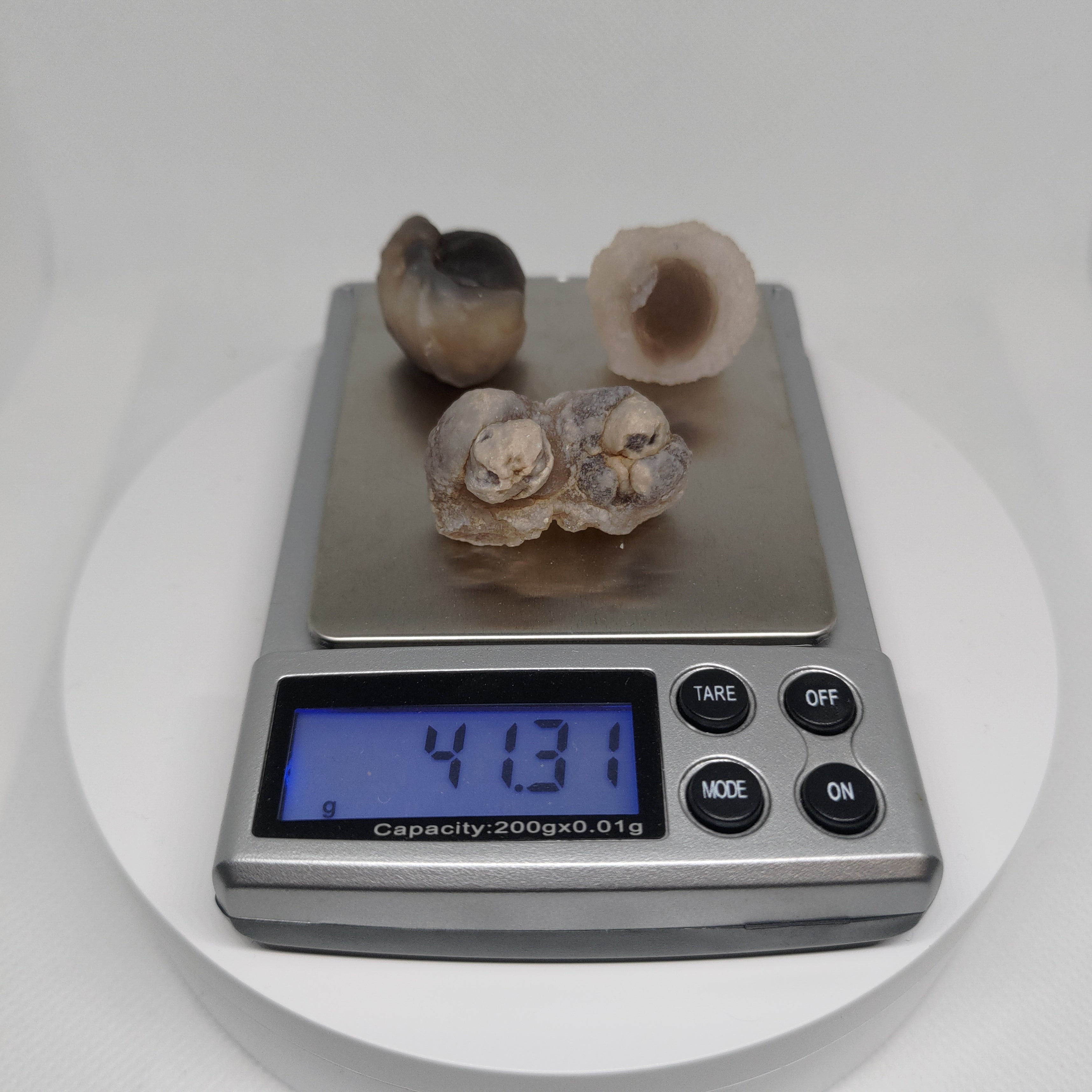 Panda Agate, also known as Truffle Chalcedony or Saharan Chalcedony Ref: 0185