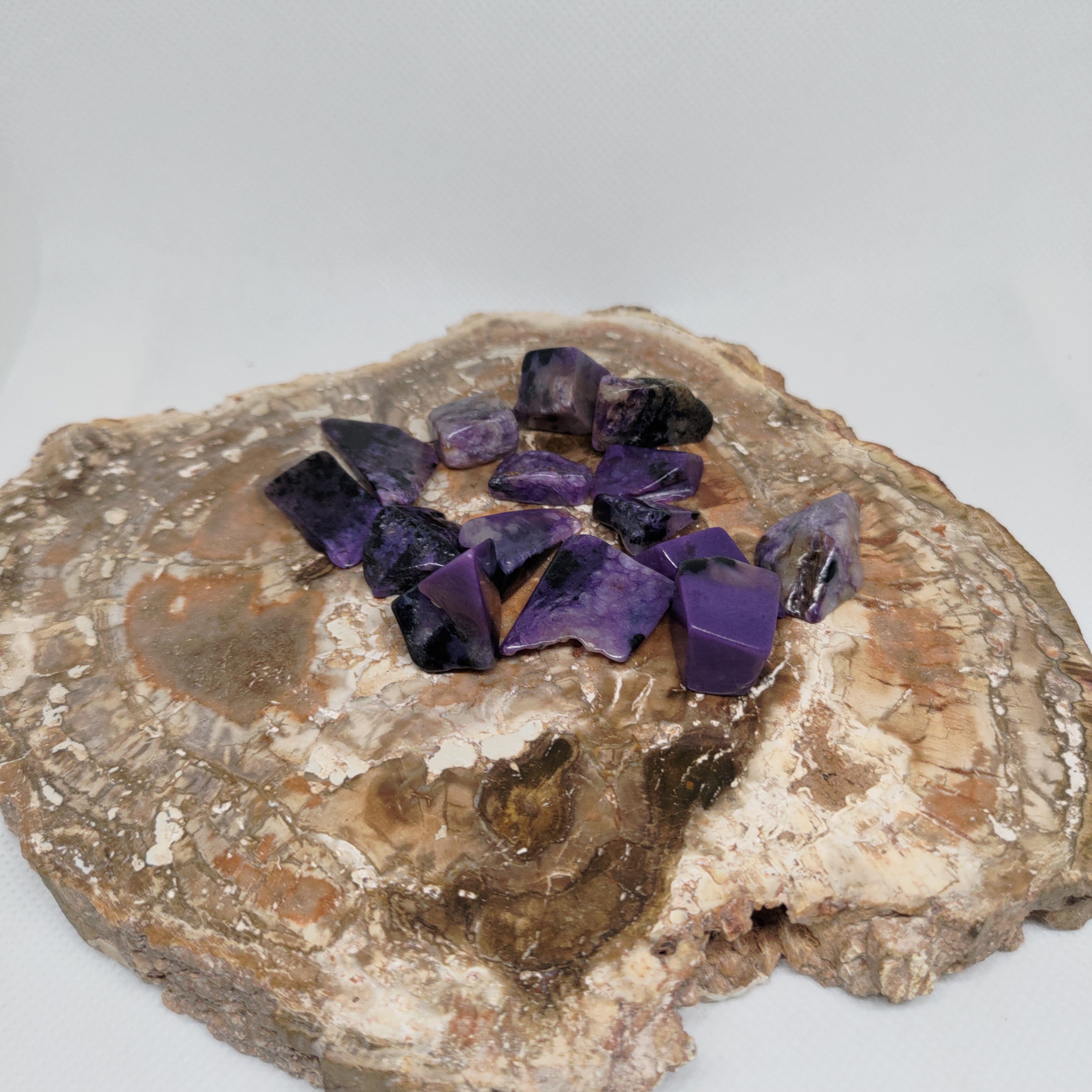 Charoite Tumbled Lot (Small) Ref: 0188